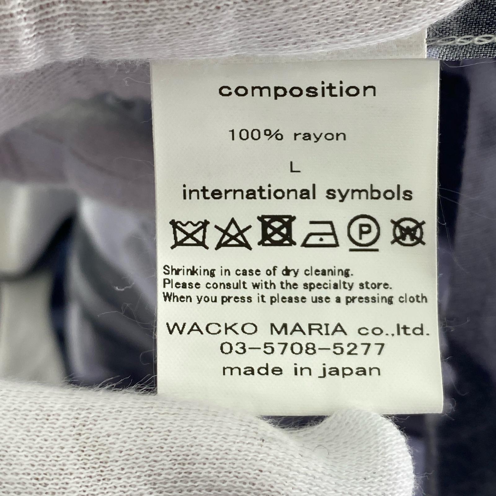 半袖シャツ WACKO MARIA CHET BAKER S/S HAWAIIAN SHIRT (L) L