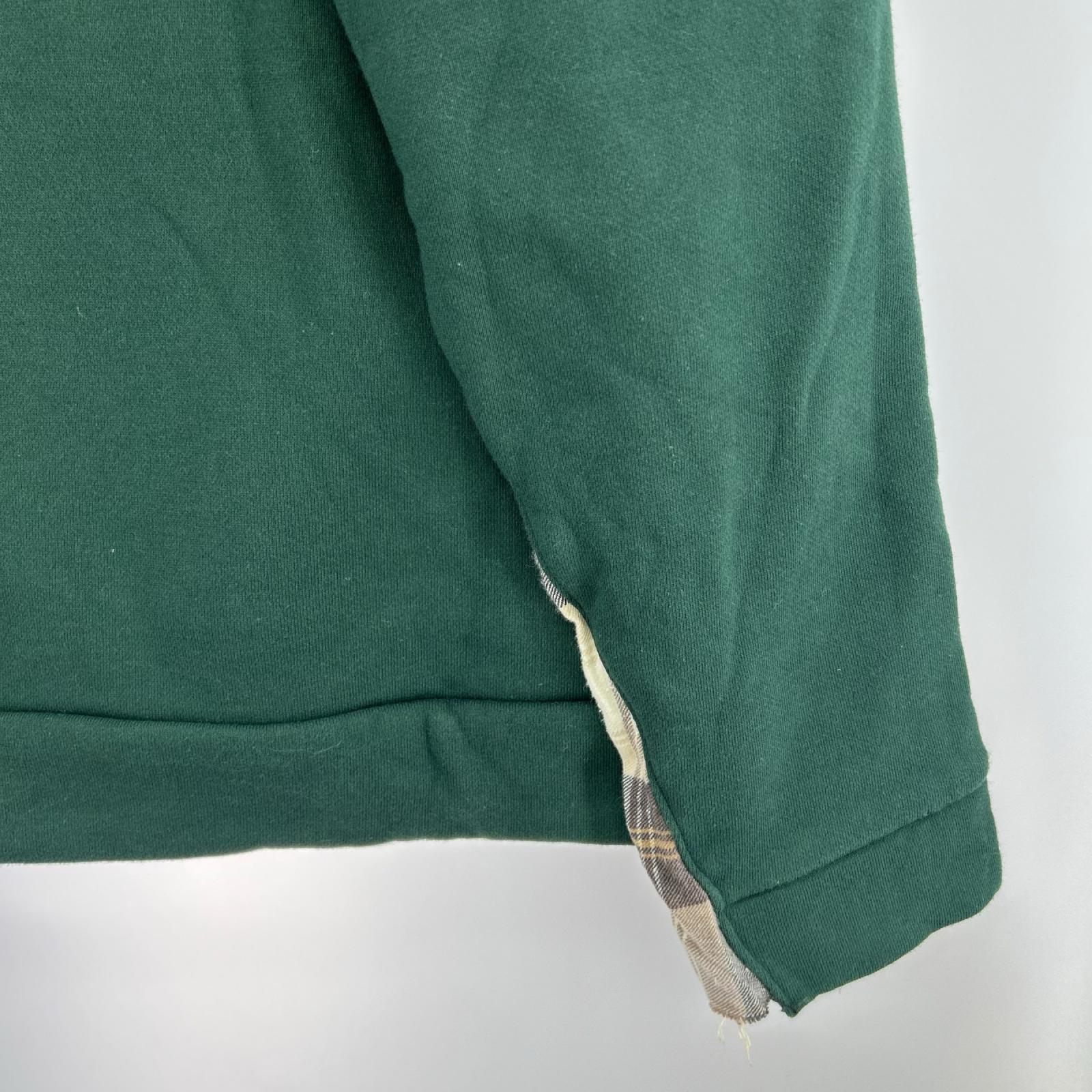 パーカー MADEFFECT 後付けパーカー 緑 (XL) グリーン