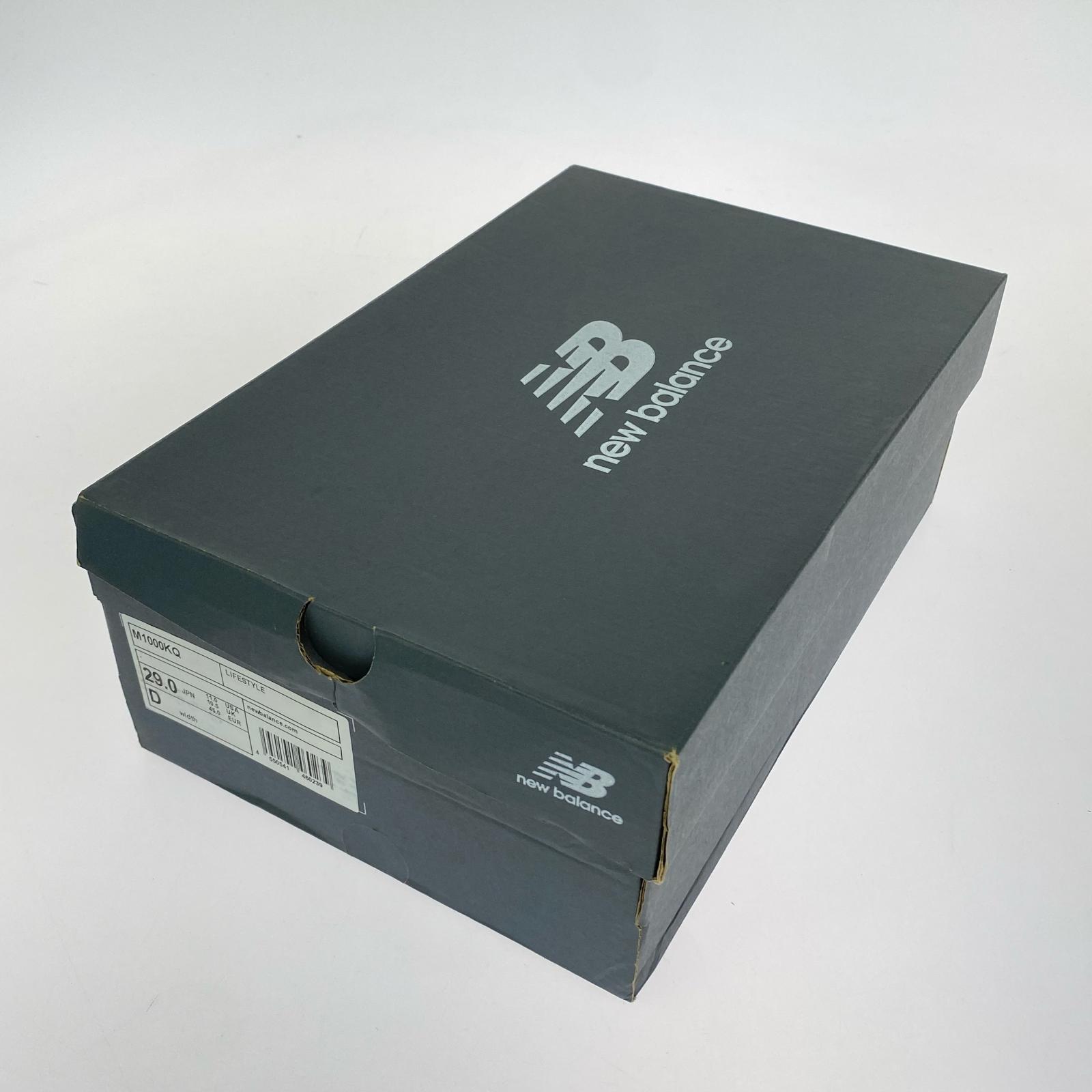 スニーカー M1000KQ 29.0cm 29cm (US11 UK10 1/2 EU48) グレー
