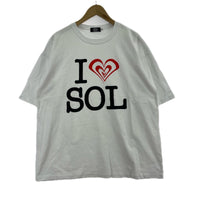 半袖Tシャツ sol soonerorlater I LOVE SOL Tシャツ (XL) 白 ホワイト