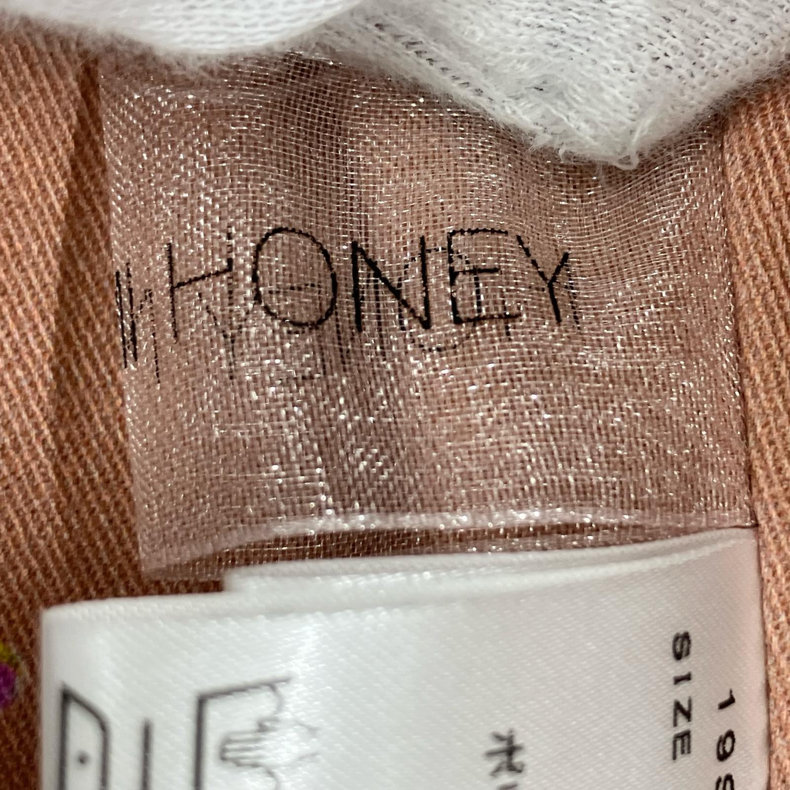 半袖Tシャツ パワーショルダートップス ピンク