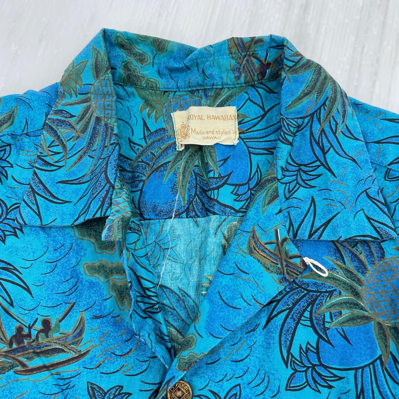 半袖シャツ 60~70s royal hawaiian aloha shirt
