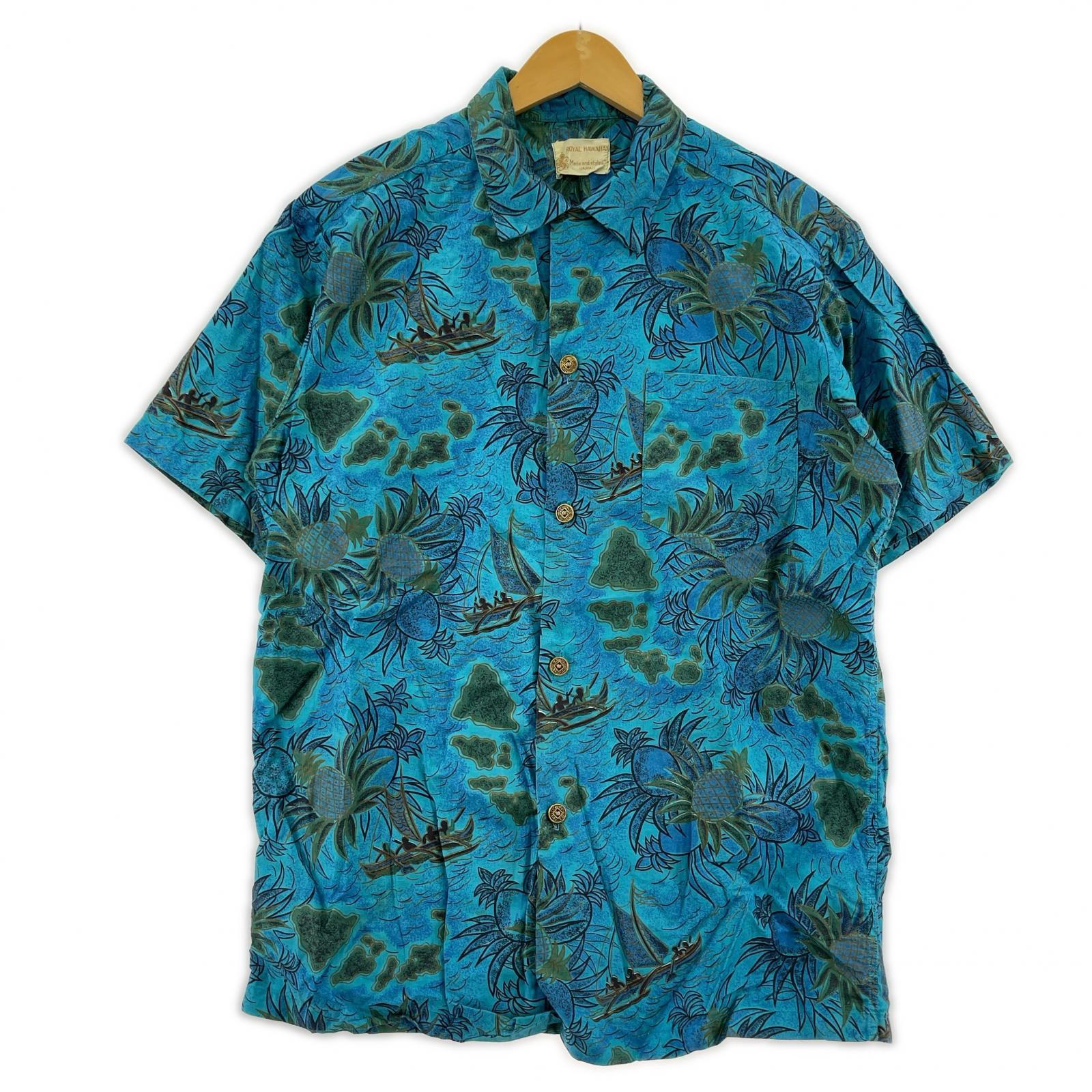 半袖シャツ 60~70s royal hawaiian aloha shirt