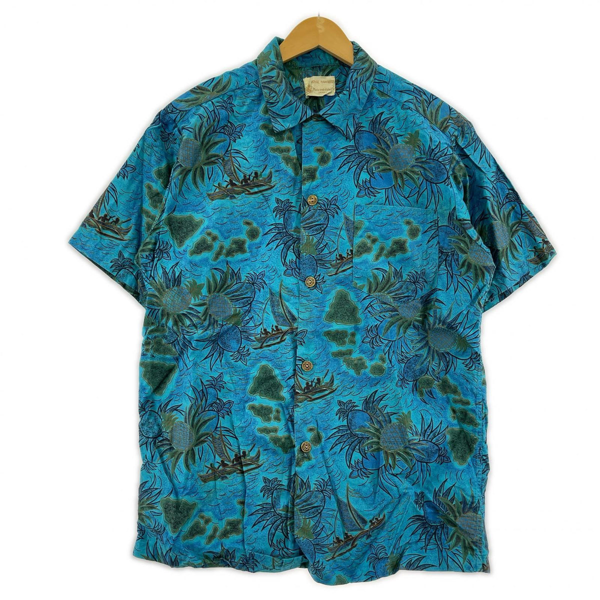 半袖シャツ 60~70s royal hawaiian aloha shirt