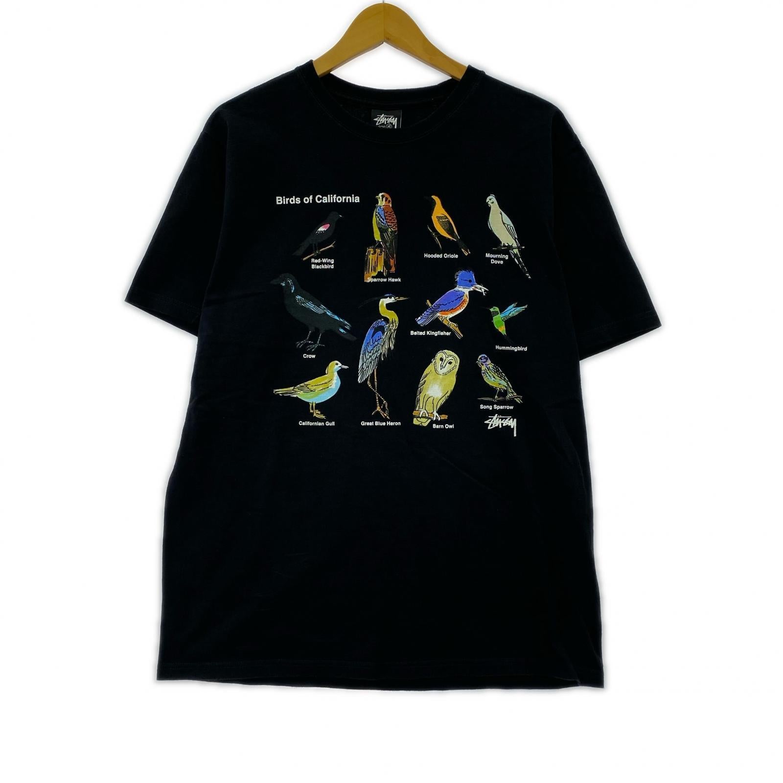 半袖Tシャツ CALIFORNIA BIRDS TEE 黒(M) M ブラック