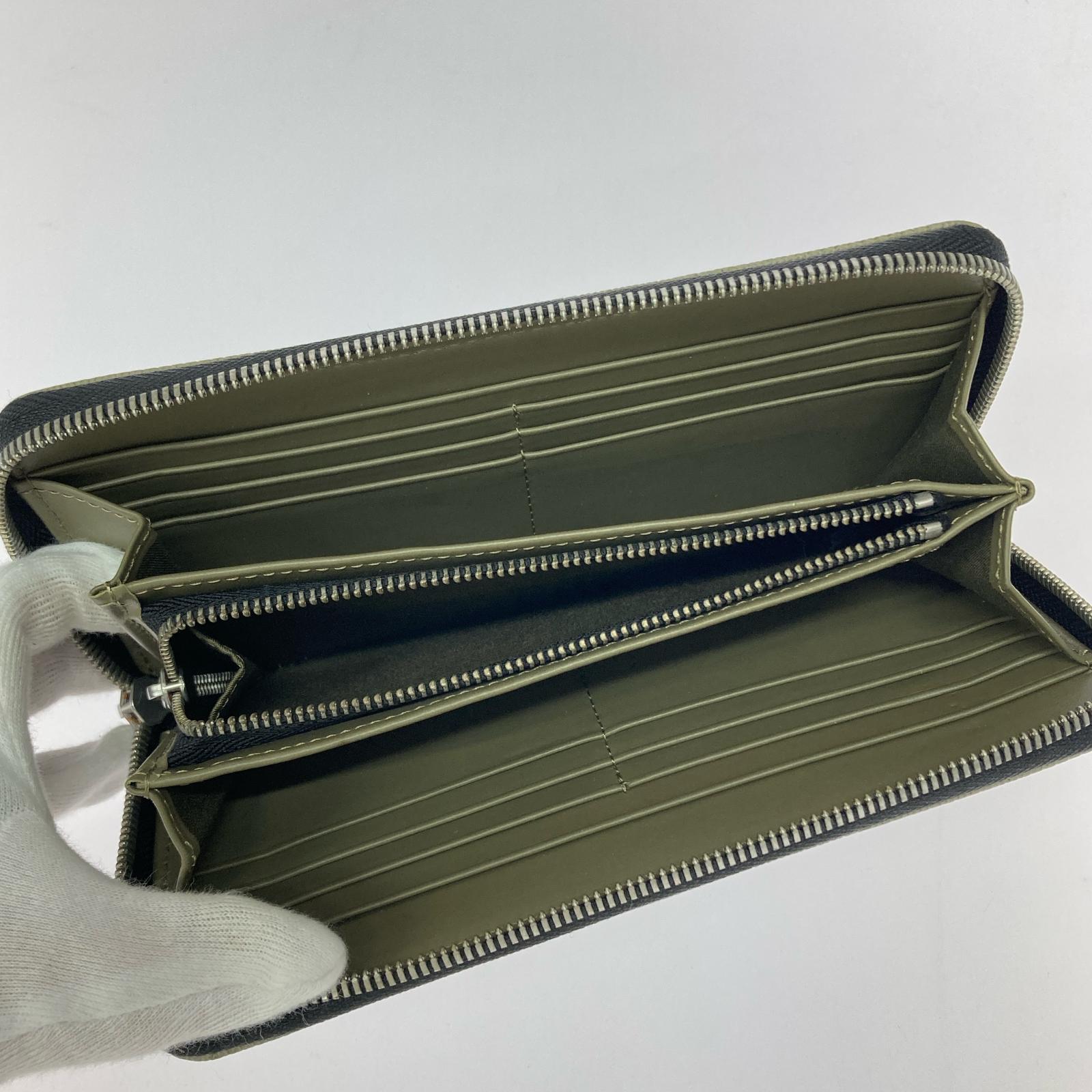 長財布 カウレザー ラウンドファスナー長財布