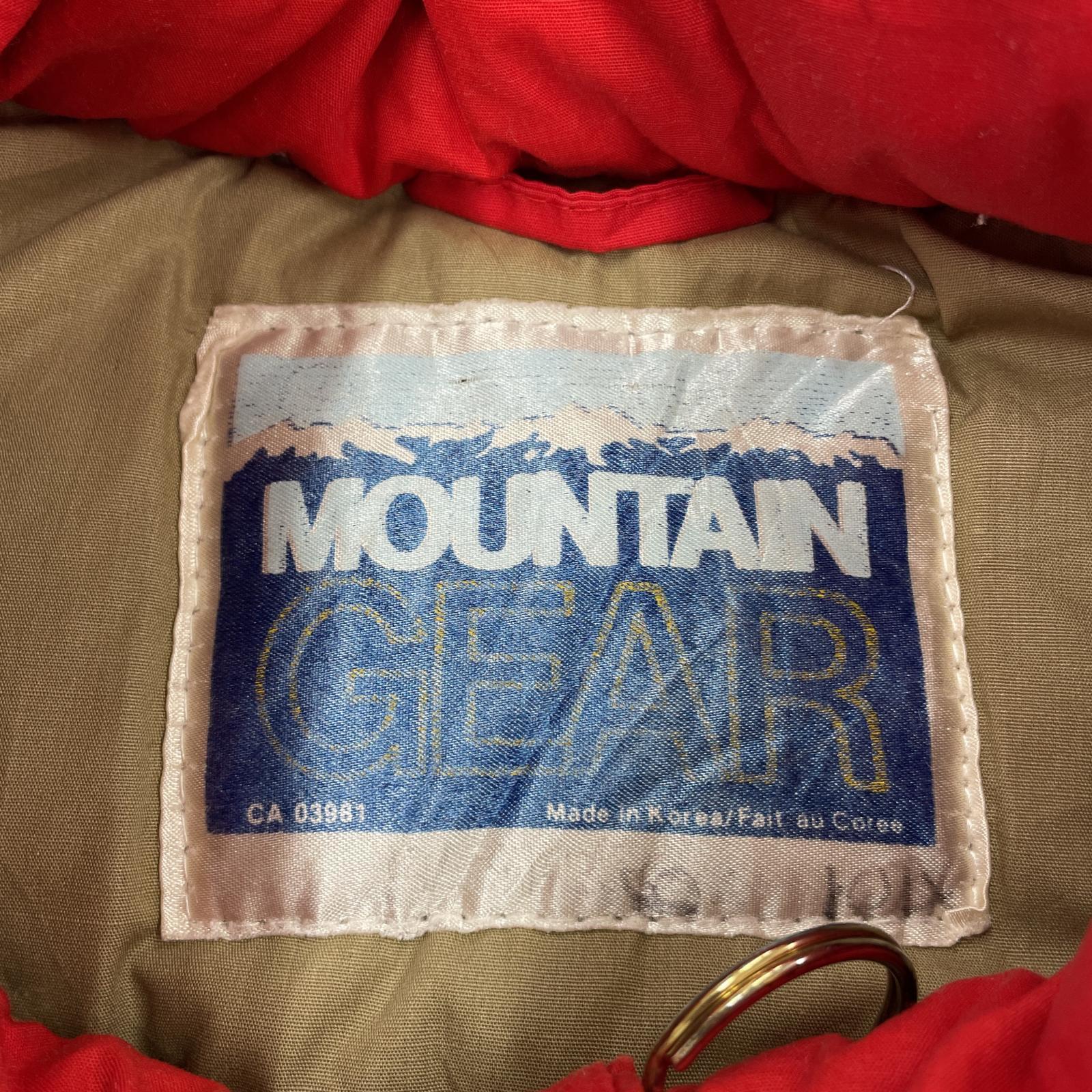 ジャケット MOUNTAIN GEAR 中綿ベスト RED