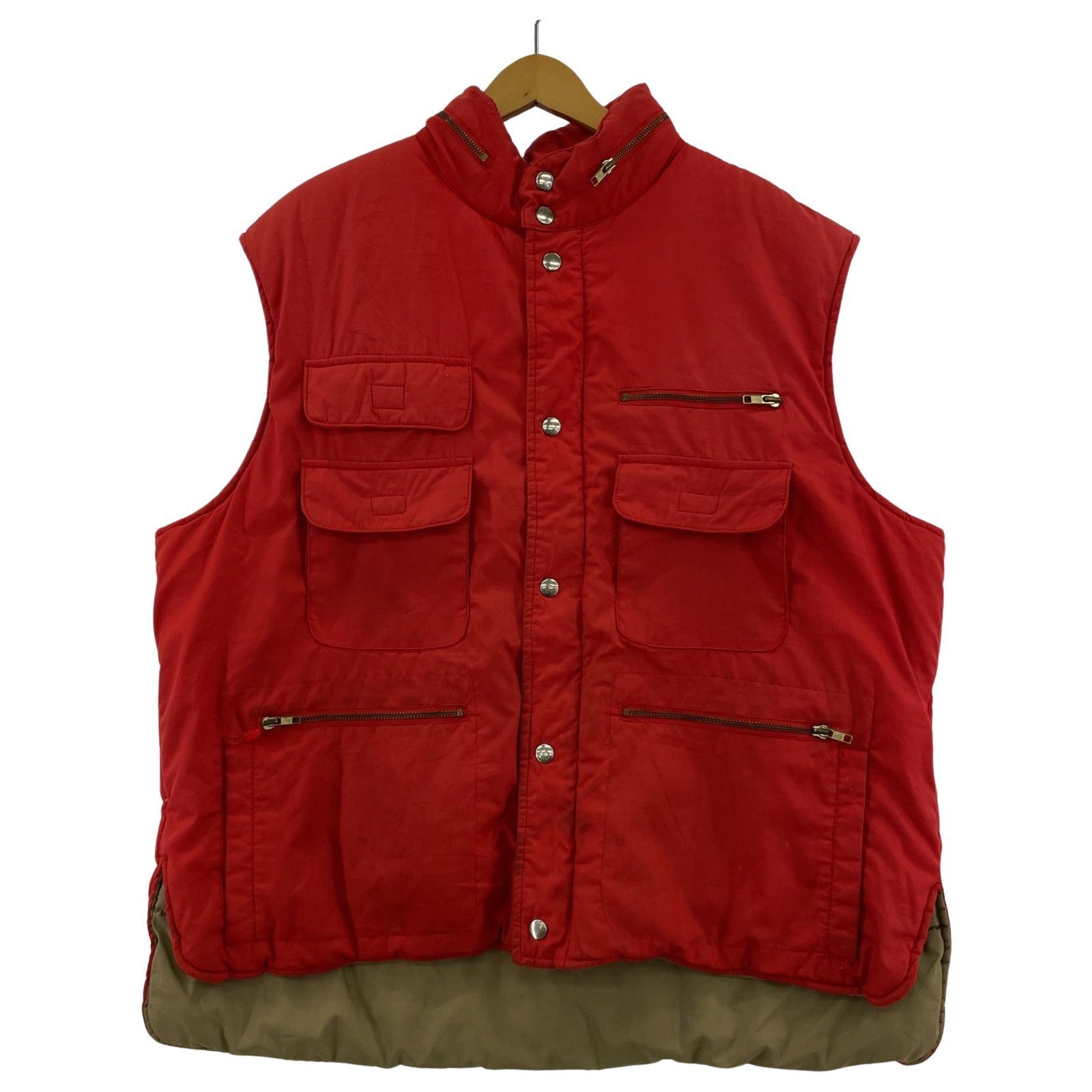 ジャケット MOUNTAIN GEAR 中綿ベスト RED