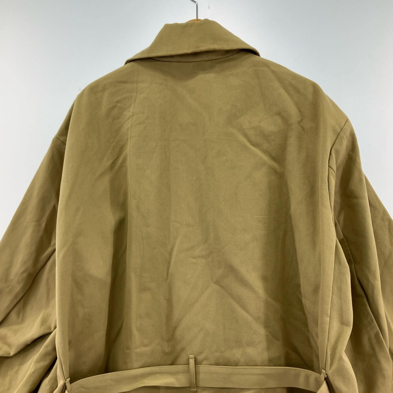 ジャケット MONITALY JUTE COAT ベルテッドコート 42 ベージュ 42 ベージュ