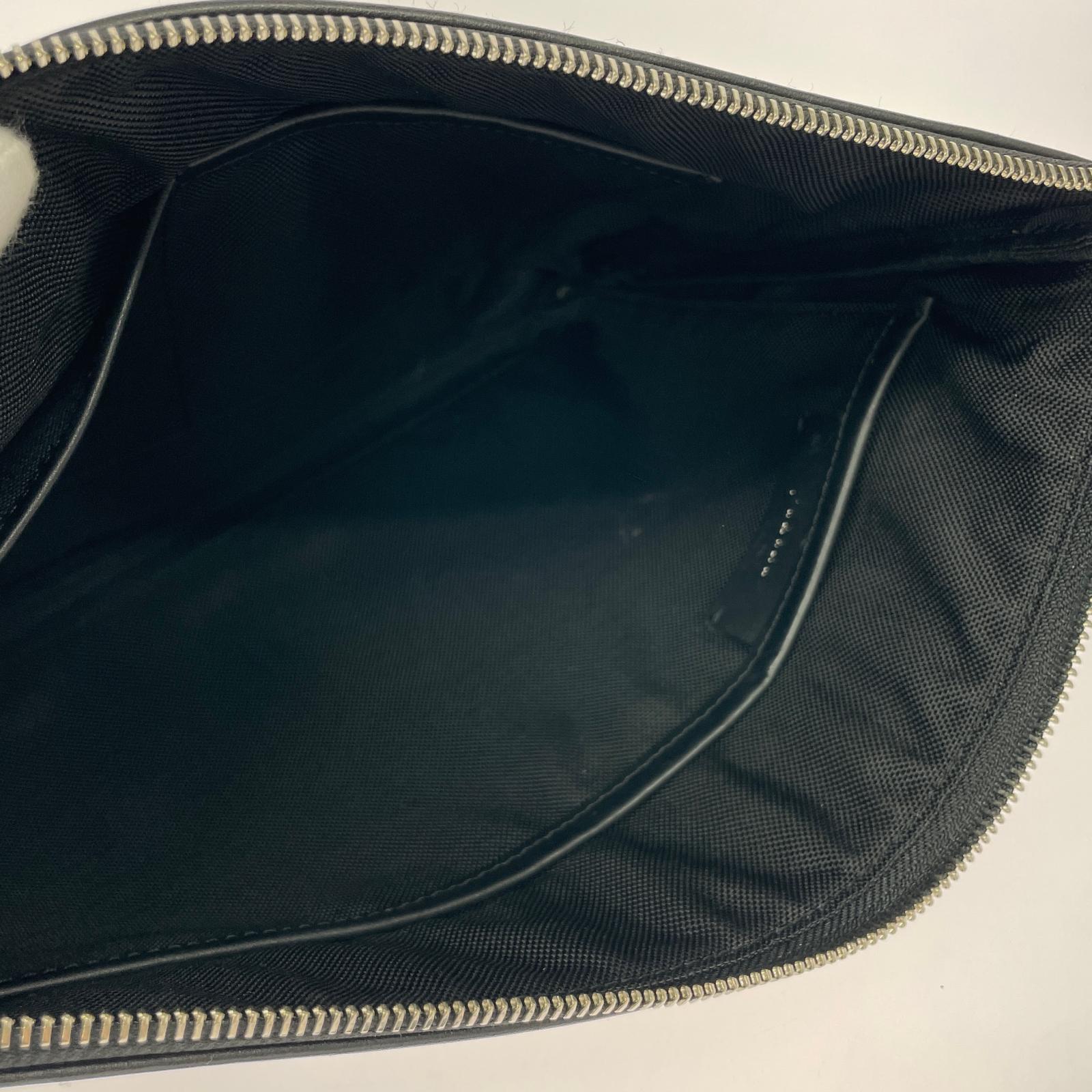 ショルダーバッグ yuhaku/サコッシュ/レザーバッグ/BLK マルチカラー