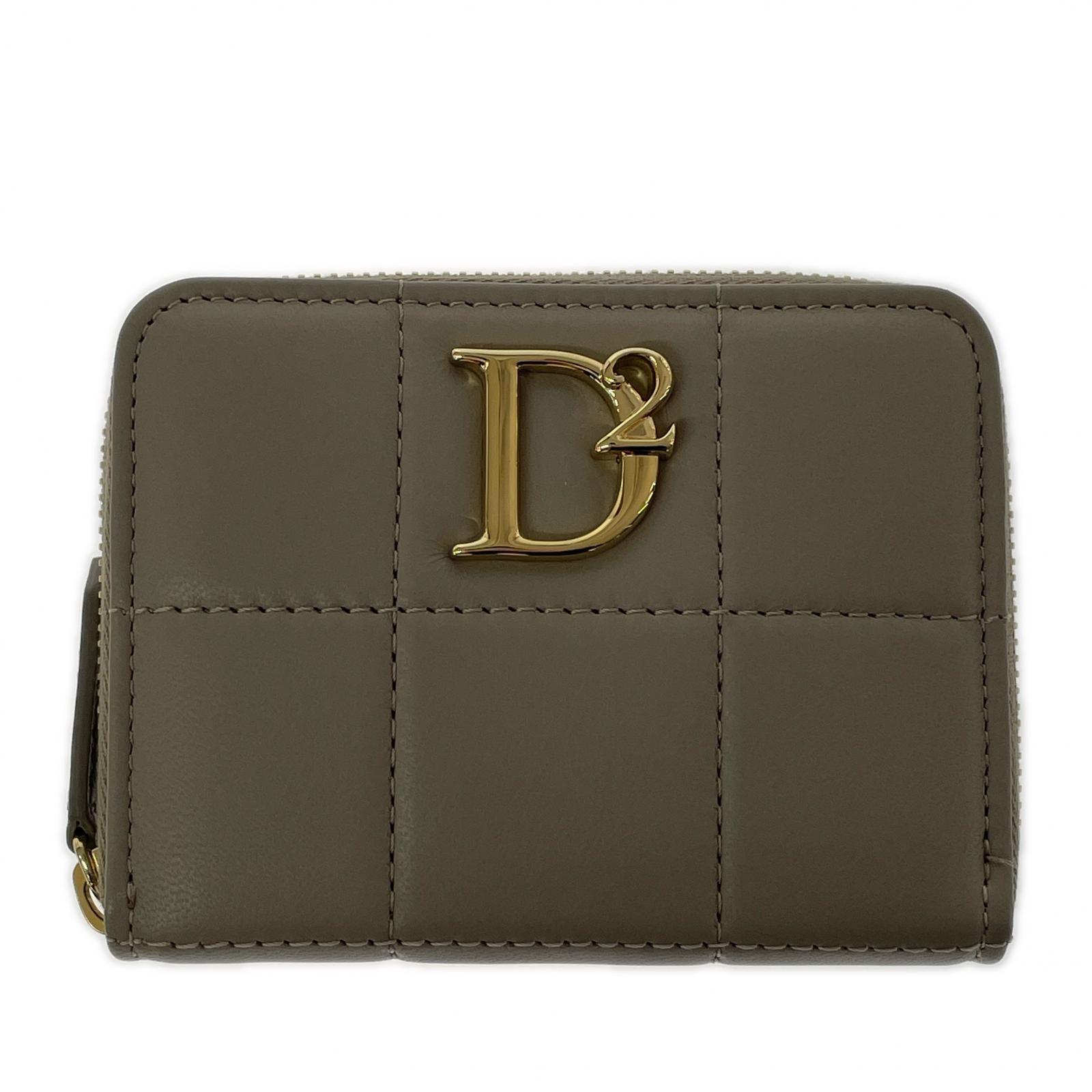 コンパクトウォレット DSQUARED2 コンパクトウォレット ベージュ