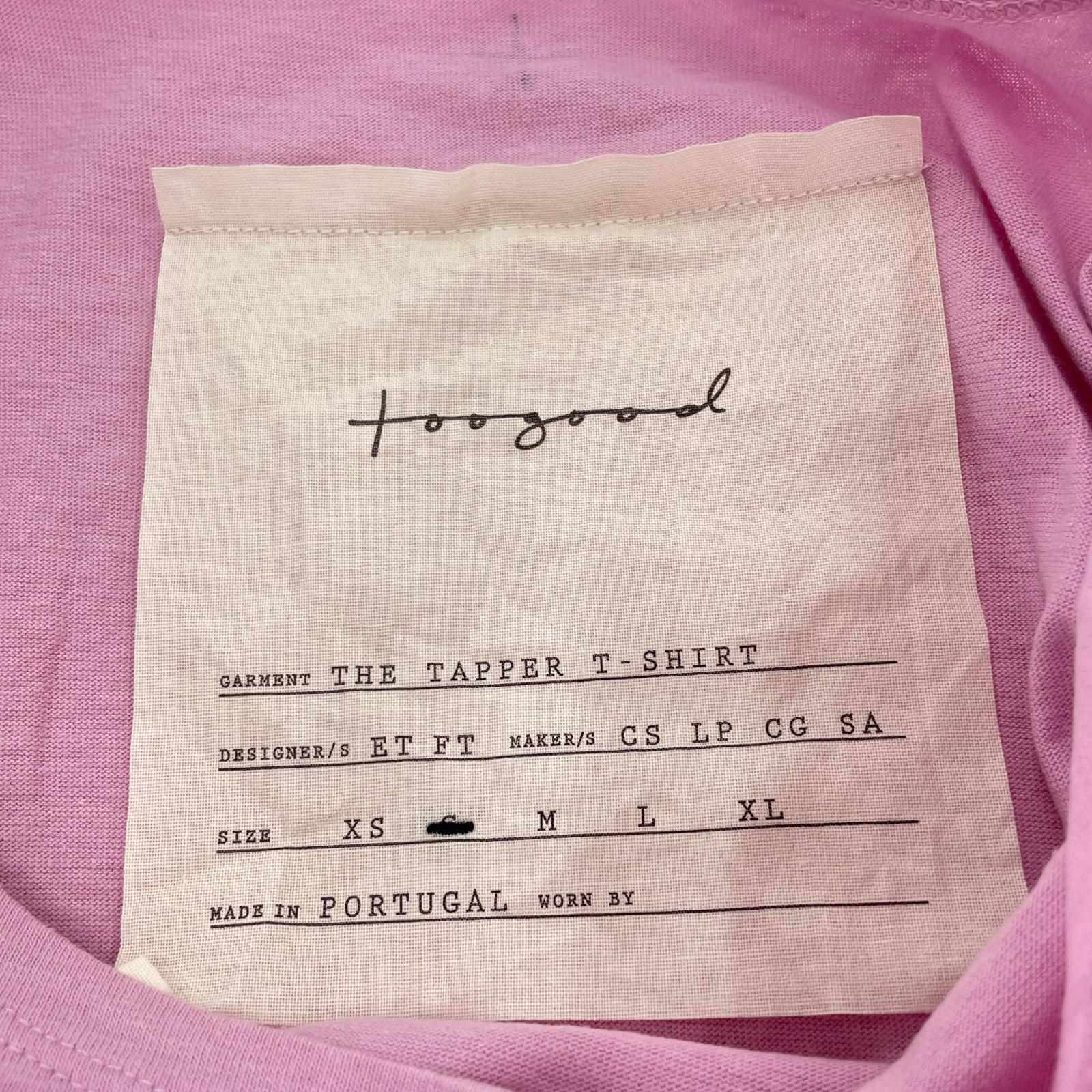 半袖Tシャツ toogood THE TAPPER T-SHIRT S ピンク