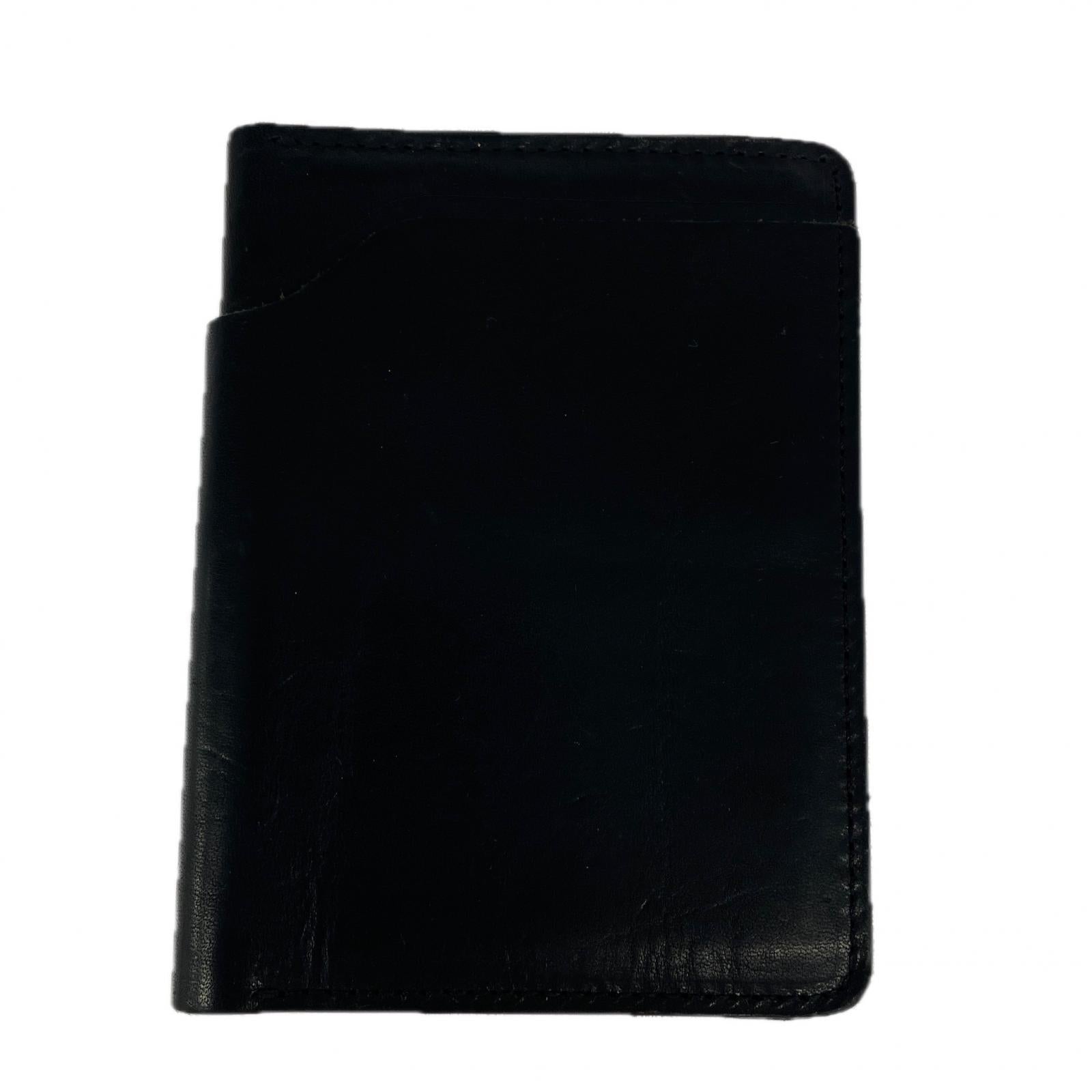 札入れ genuine horween products 二ツ折リ財布 ブラック