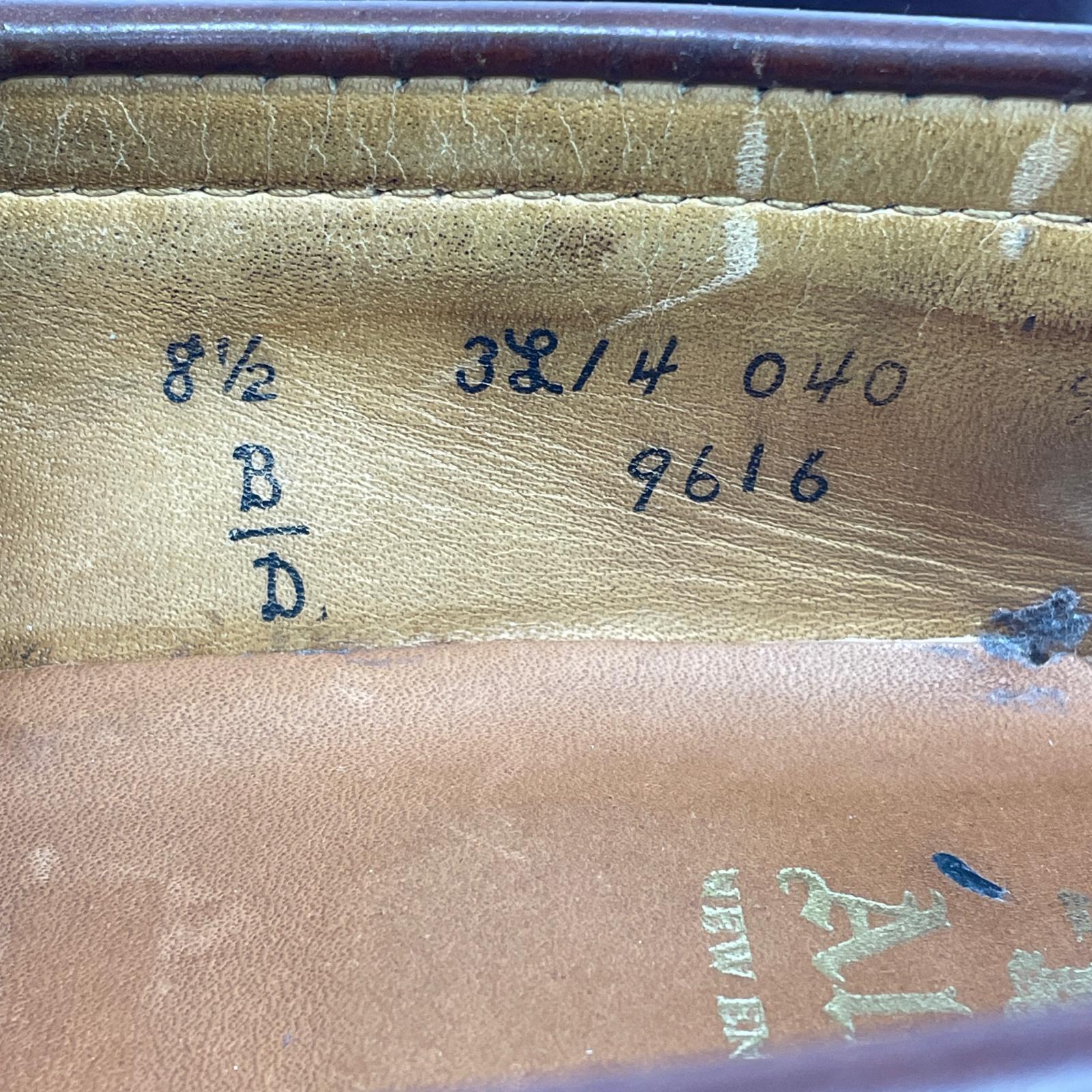 シューズ ALDEN 9616 コードバン コインローファー 8 1/2 ブラウン ブラウン
