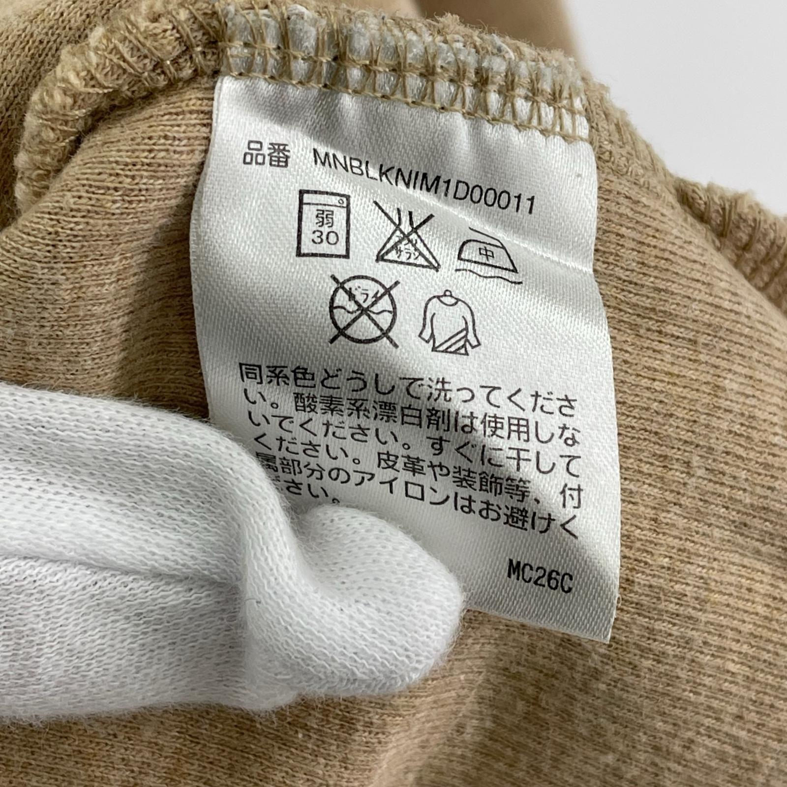 長袖Tシャツ ハーフジップ sizeM ブラウン M ブラウン