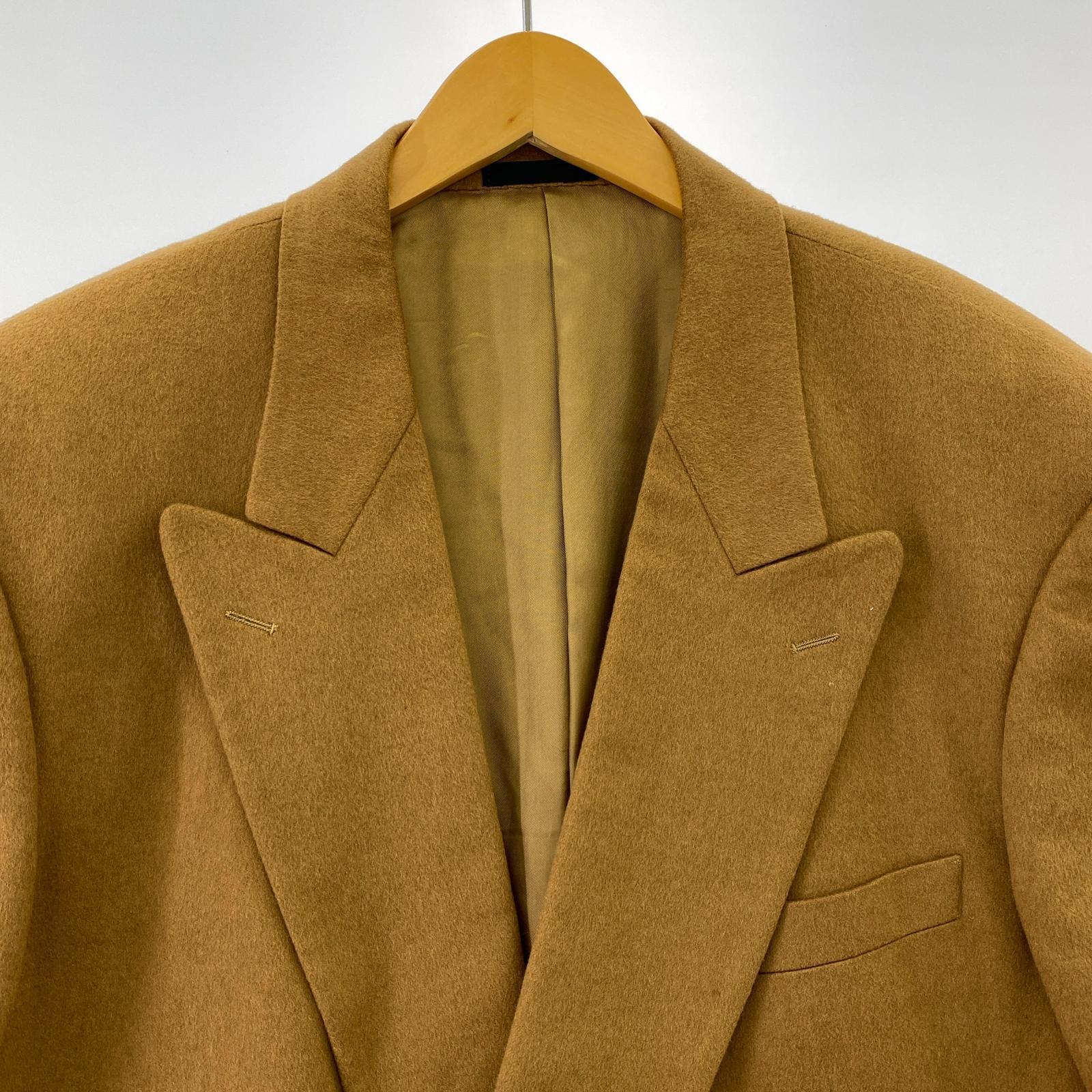 テーラードジャケット 70s LE BLAZER カシミヤ キャメル 52 ブラウン
