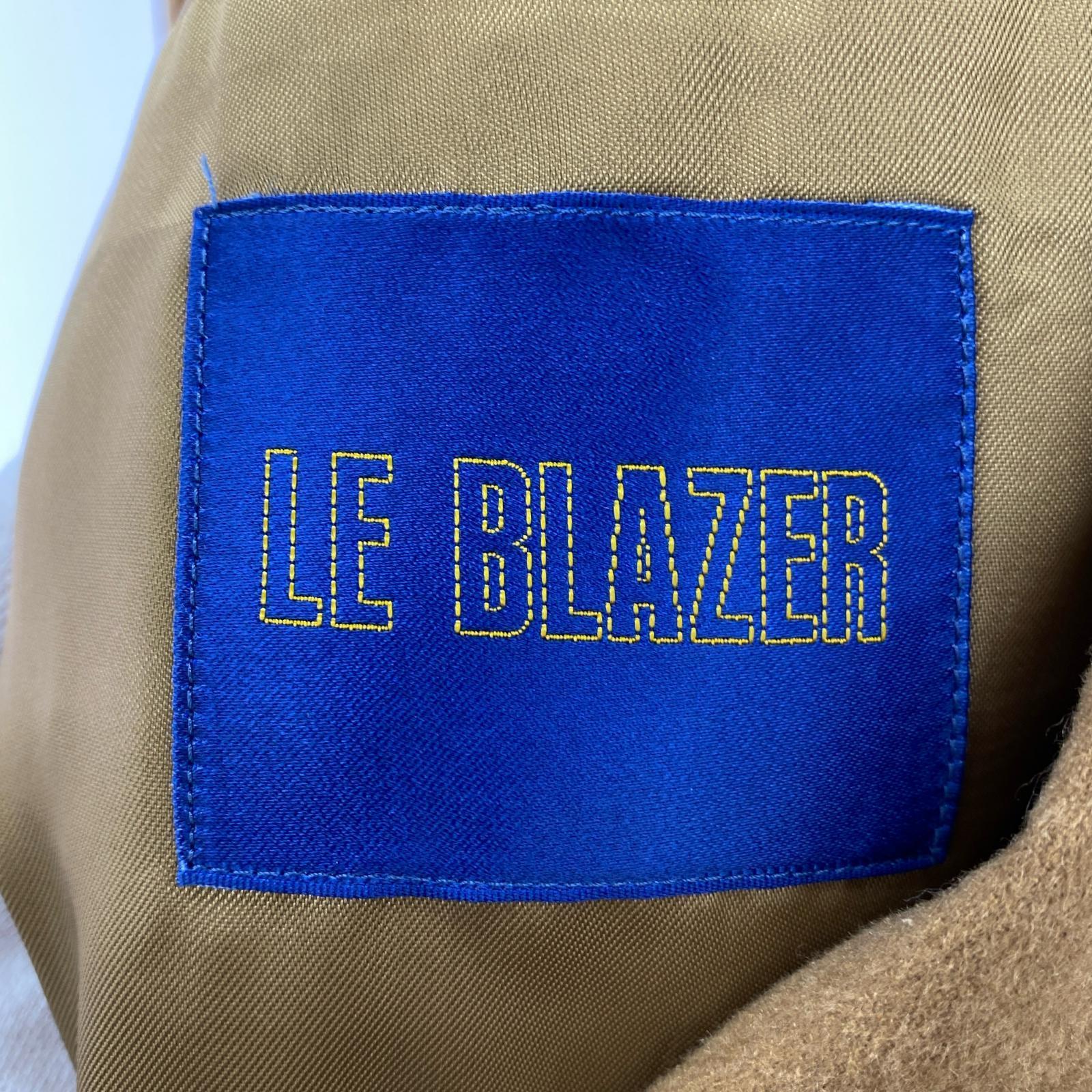 テーラードジャケット 70s LE BLAZER カシミヤ キャメル 52 ブラウン