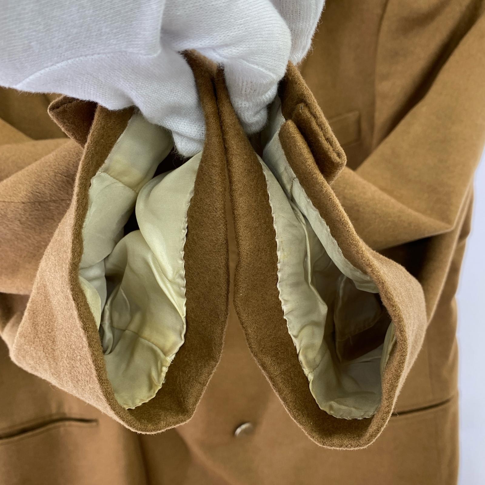 テーラードジャケット 70s LE BLAZER カシミヤ キャメル 52 ブラウン