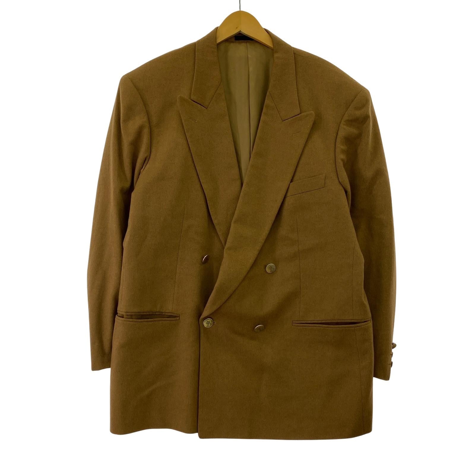 テーラードジャケット 70s LE BLAZER カシミヤ キャメル 52 ブラウン