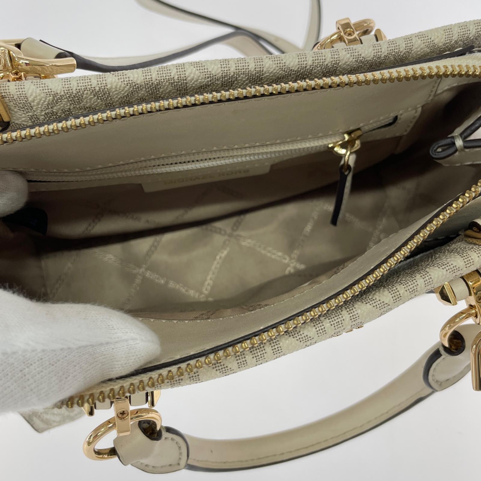 ショルダーバッグ MICHAEL KORS MARILYN MKシグネイチャー クロスボディバッグ アイボリー