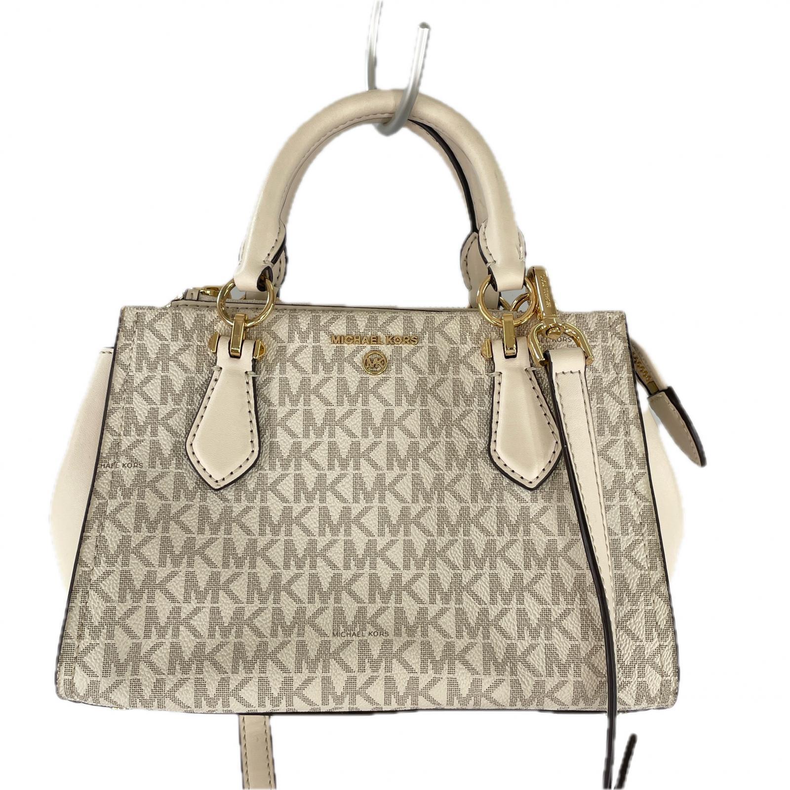 ショルダーバッグ MICHAEL KORS MARILYN MKシグネイチャー クロスボディバッグ アイボリー