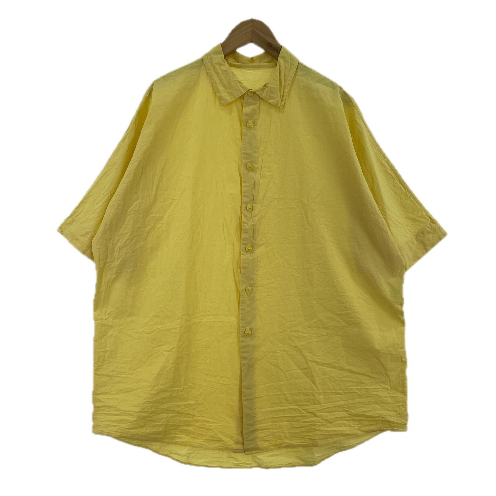 半袖シャツ 23SS WAGA SS SHIRT/S/イエロー S イエロー