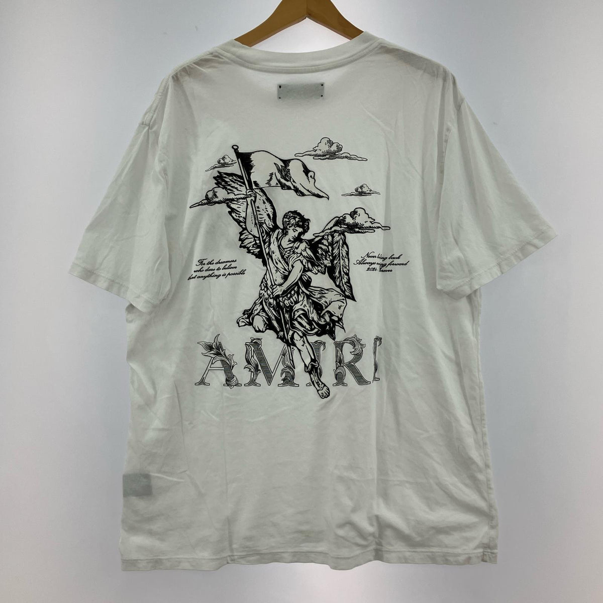 半袖Tシャツ AMIRI 24SS ANGEL TEE プリントTee L ホワイト L ホワイト
