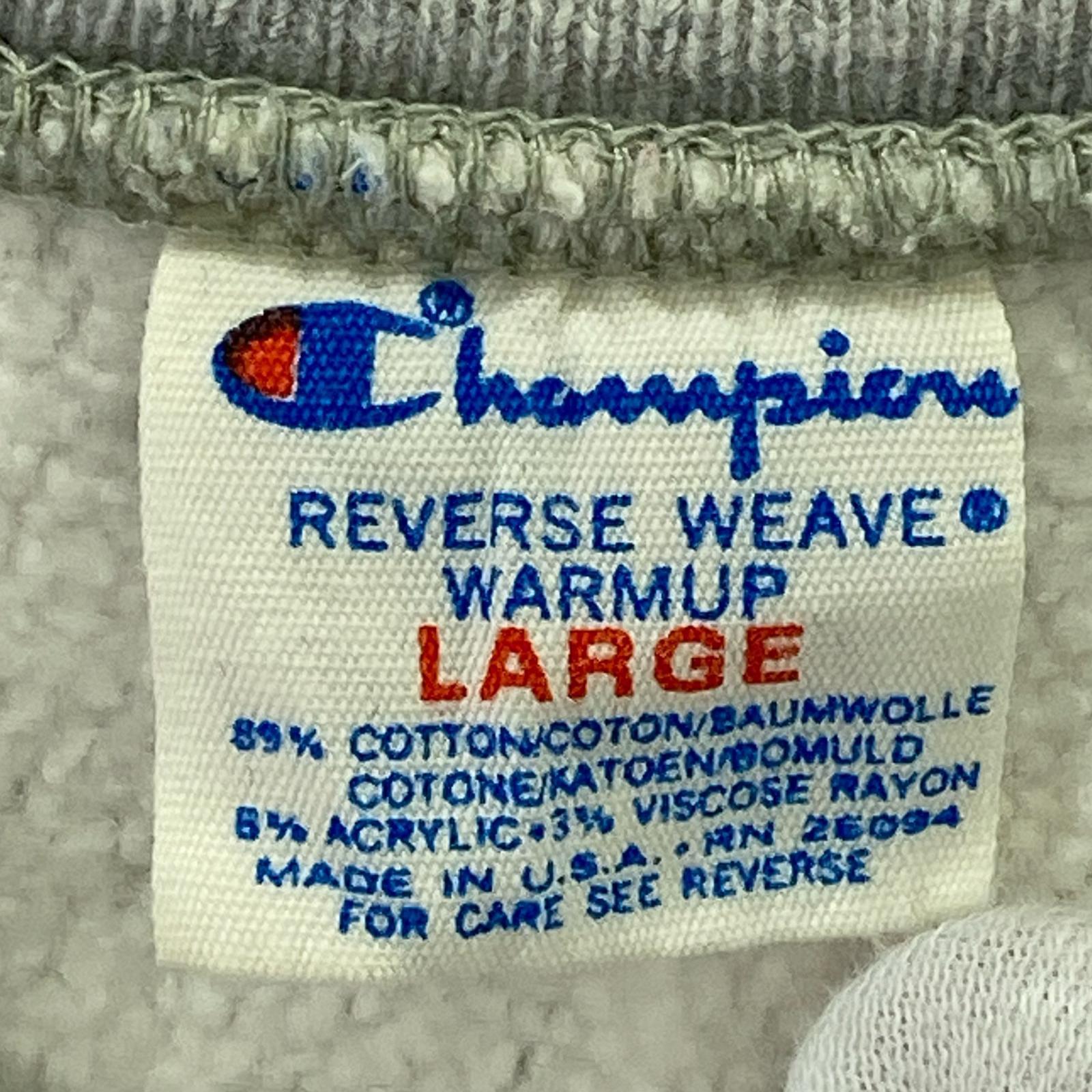 スウェット 80s RW COLGATE BASKETBALL (L) 灰 L グレー