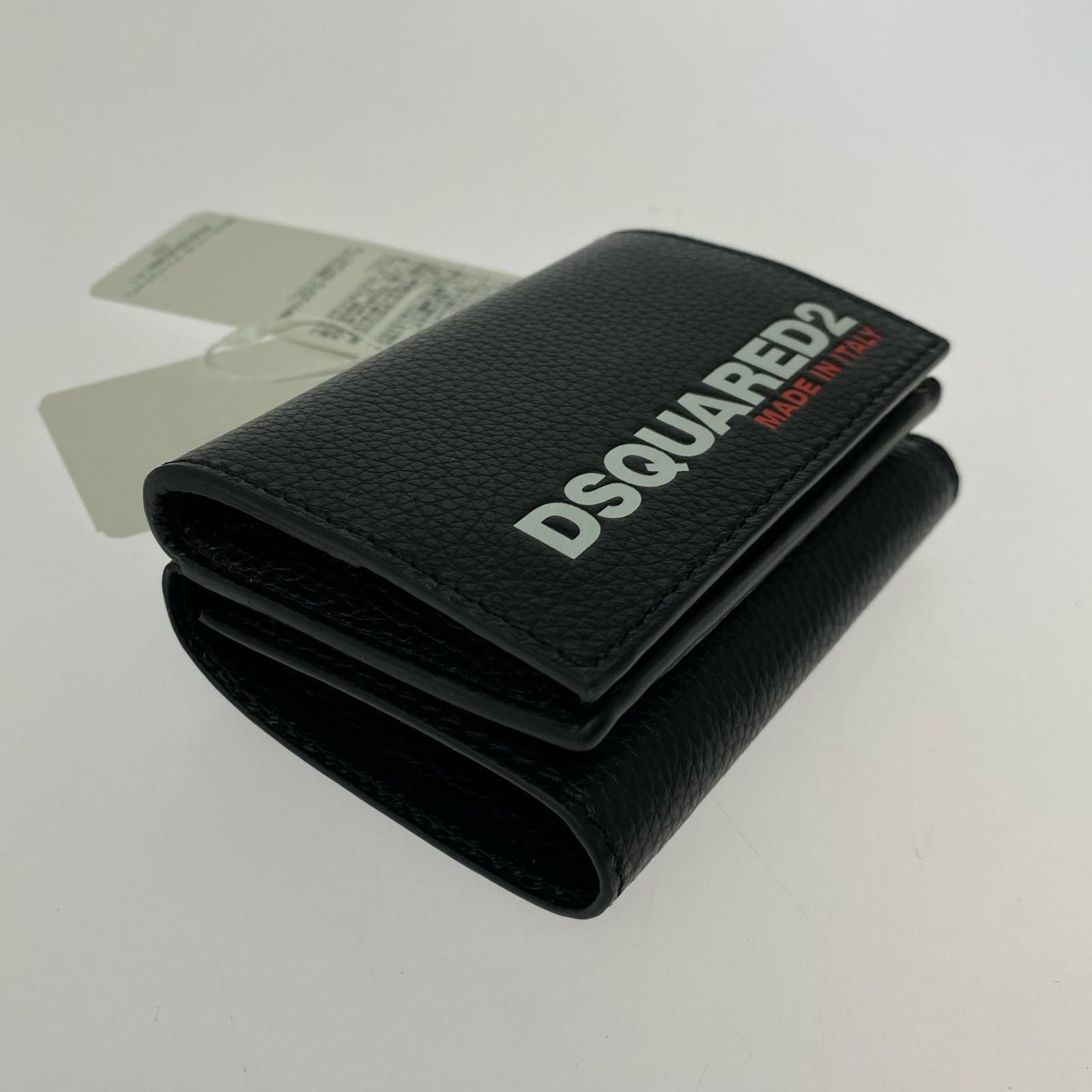 コンパクトウォレット DSQUARED2 Tri-Fold S82WA0043 ブラック