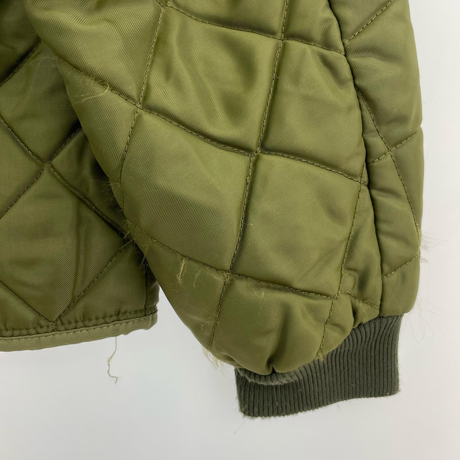 ジャケット 70s オランダ軍 キルティング カーキ カーキ