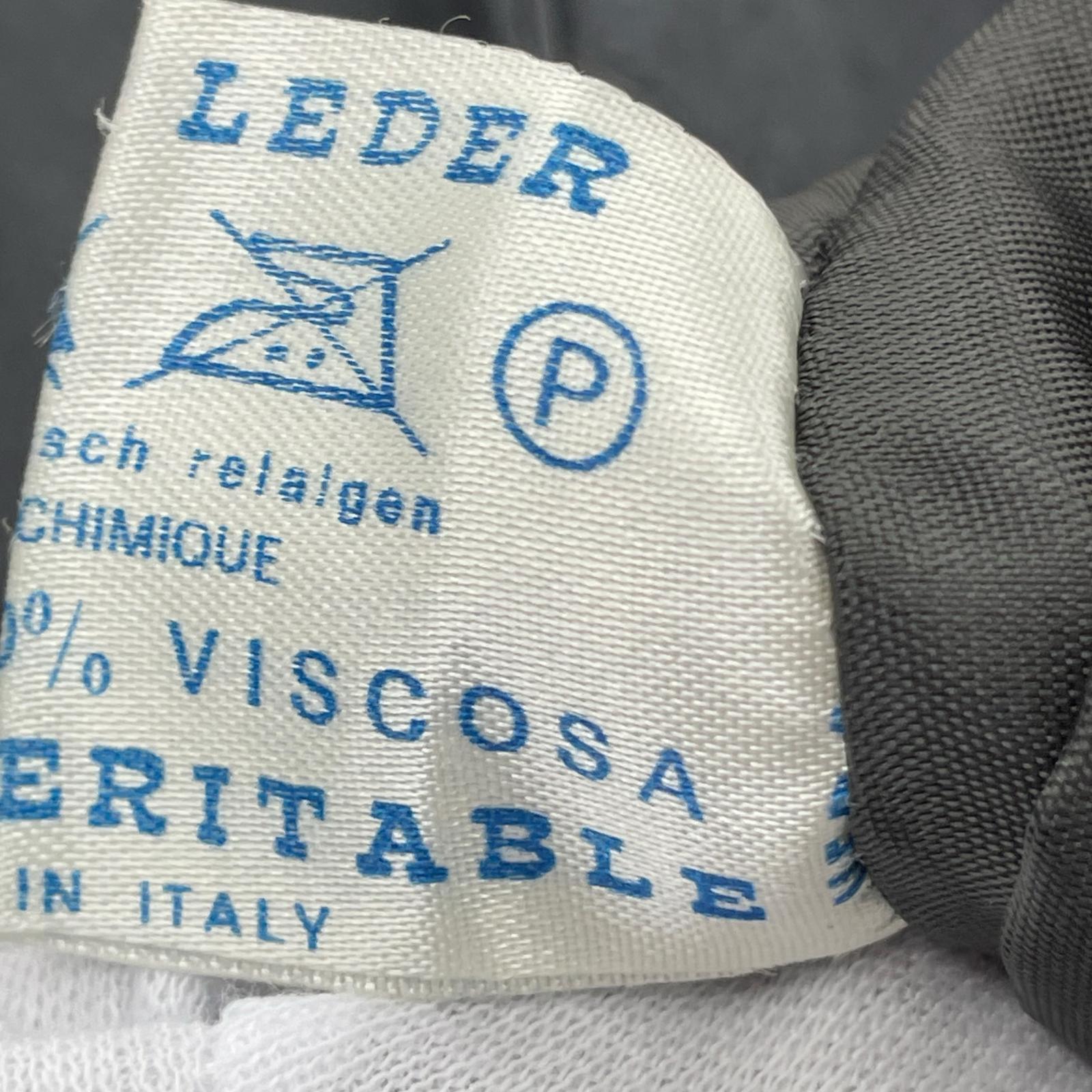 パンツ 90s レザー イタリア製 グレー