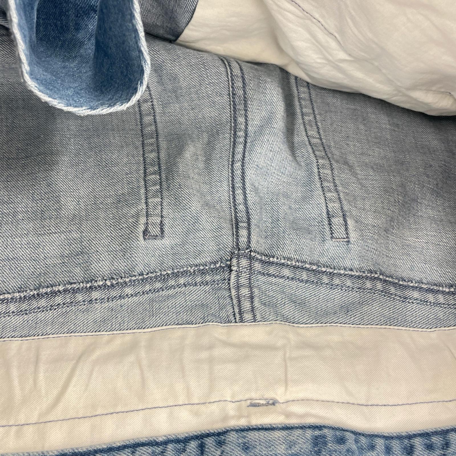 デニムパンツ アシンメトリーデニムパンツ インディゴ
