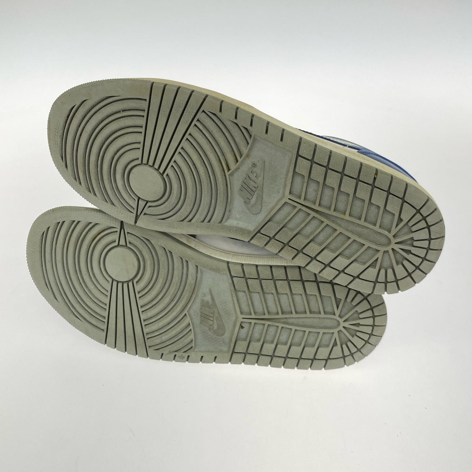スニーカー WMNS Air Jordan 1 Low Grey and Blue 28cm (US10 UK9 1/2 EU46)