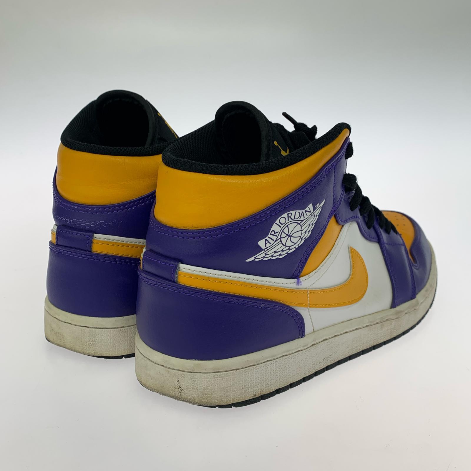 スニーカー Nike Air Jordan 1 Mid "Lakers" 28cm (US10 UK9 1/2 EU46)