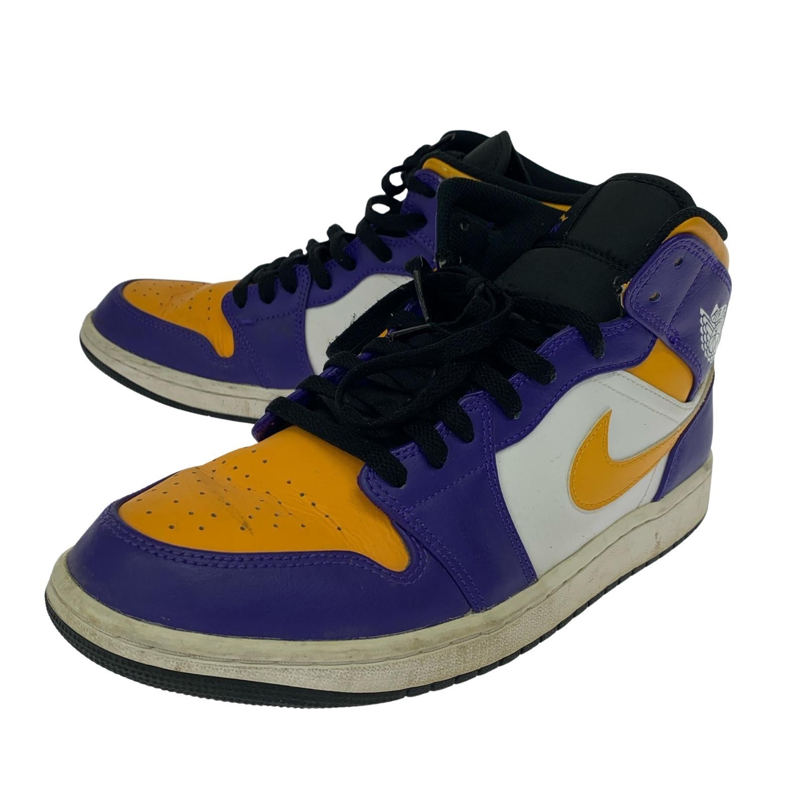 スニーカー Nike Air Jordan 1 Mid "Lakers" 28cm (US10 UK9 1/2 EU46)