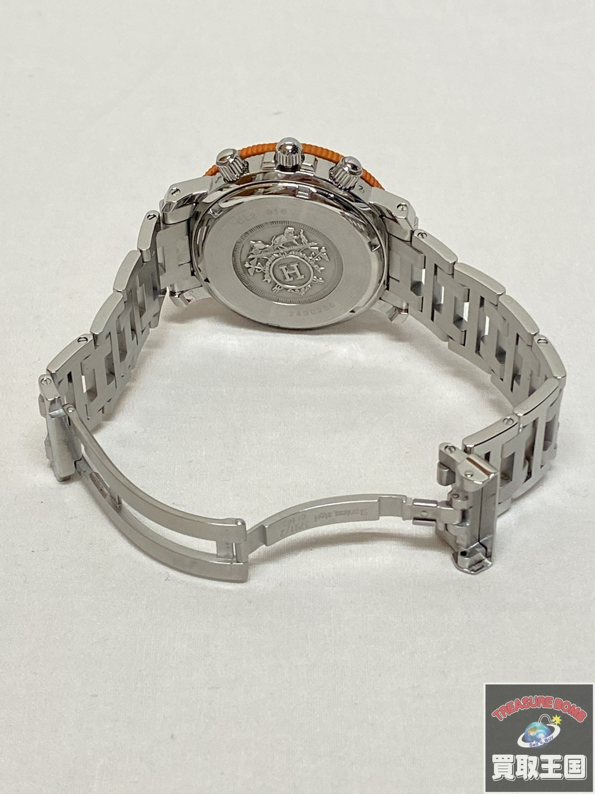 エルメス/クリッパー・クロノ/CL2.916/電池交換・仕上げ済み メンズQZ CL2.916 腕時計