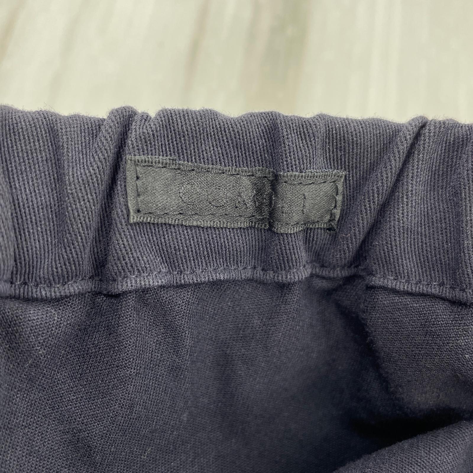 パンツ 24AW 製品染め ドローストリングパンツ 3 ネイビー 3 ブラック