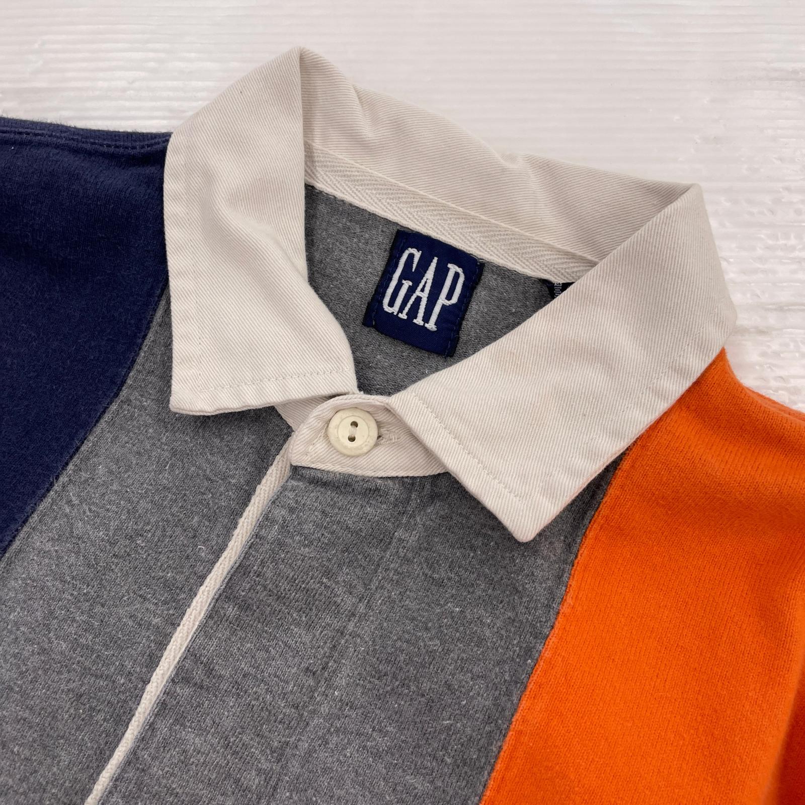 長袖シャツ 90s OLD GAP multi color L/S shirt M M
