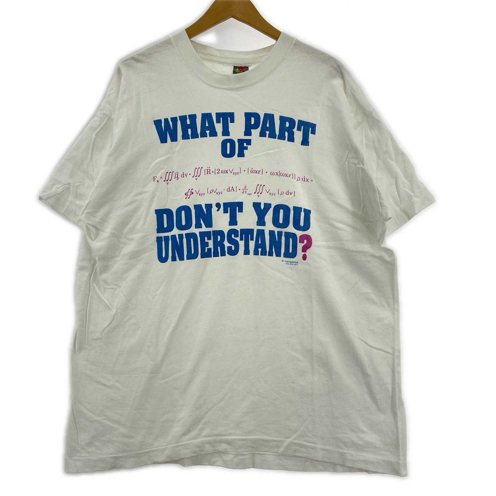 半袖Tシャツ 00s understans? tee ホワイト