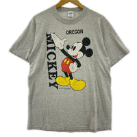 半袖Tシャツ 90s mickey oregon tee L グレー