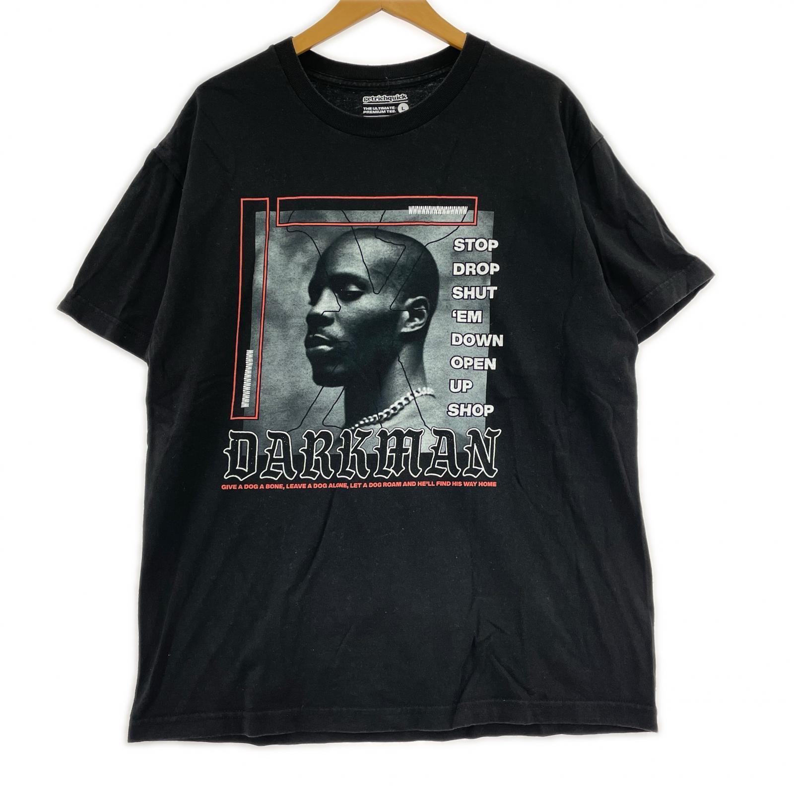 半袖Tシャツ 00s dark man tee L ブラック