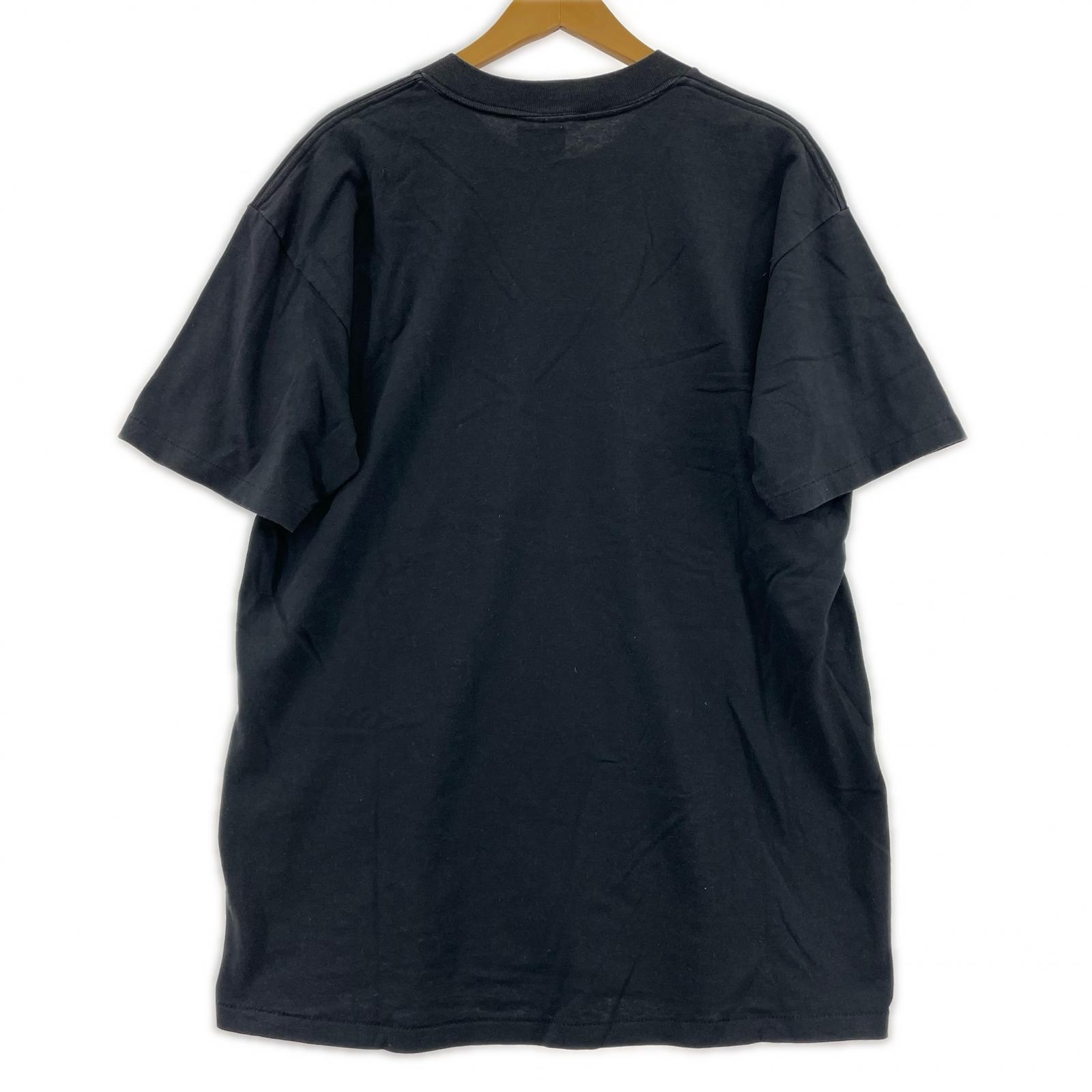 半袖Tシャツ 90s silver salmon tee L ブラック