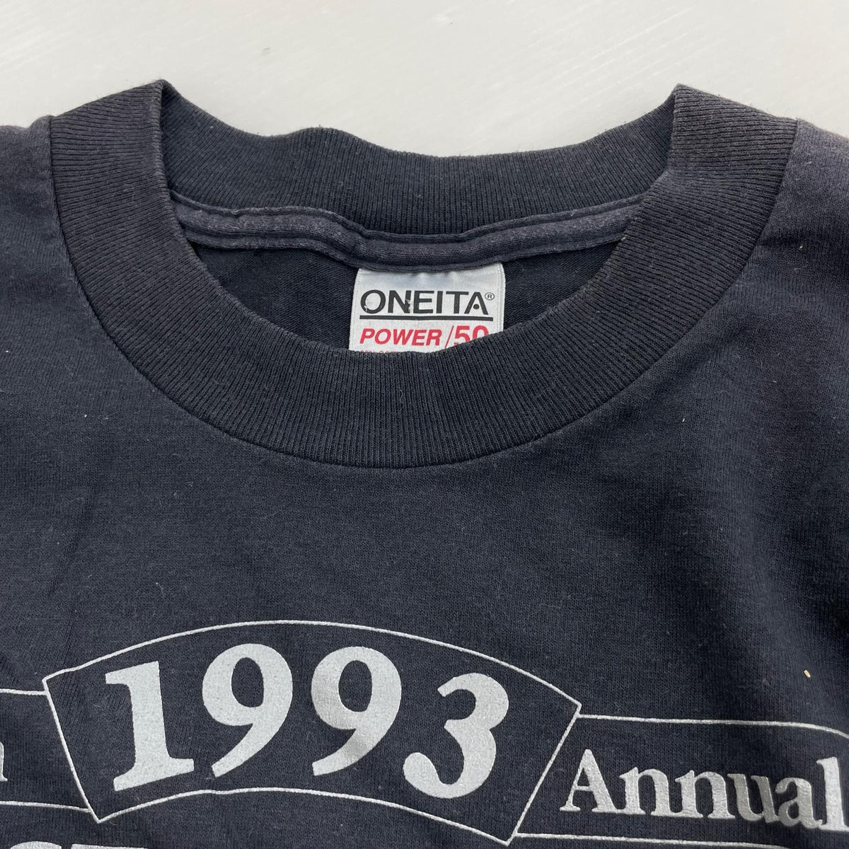半袖Tシャツ 90s silver salmon tee L ブラック