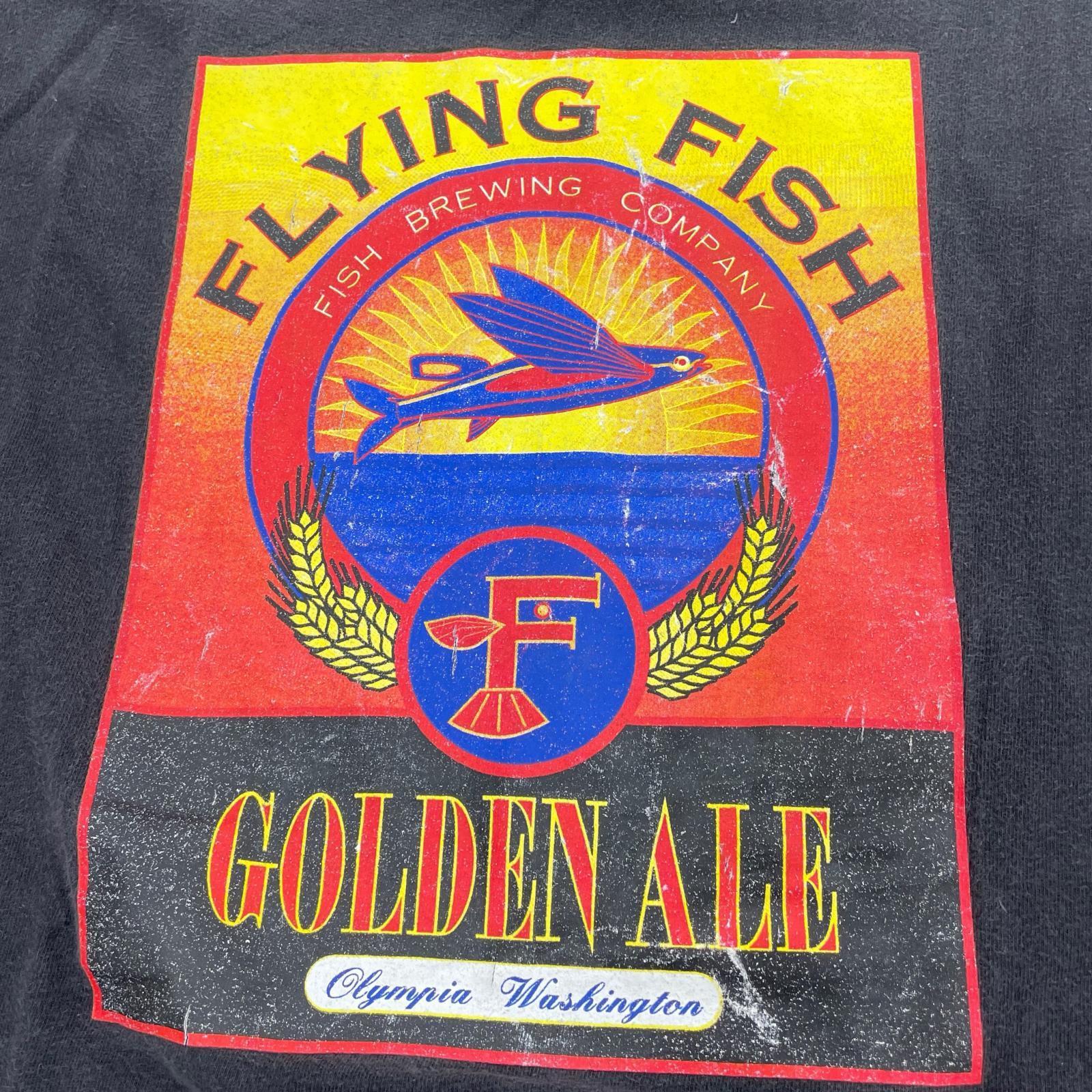 半袖Tシャツ 80s flying fish tee L ブラック