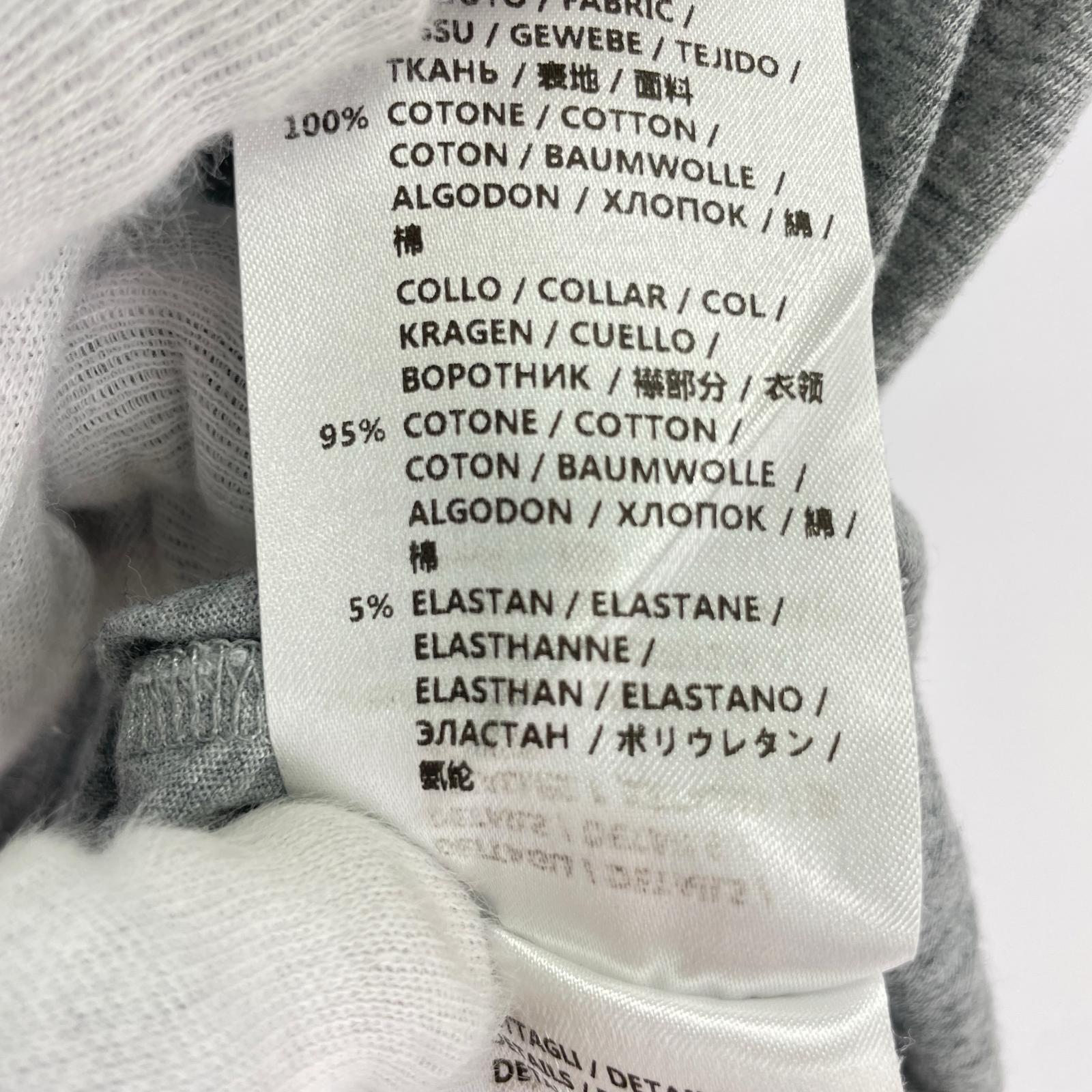 半袖Tシャツ チェーン カットアウト 灰 (40) 40 グレー