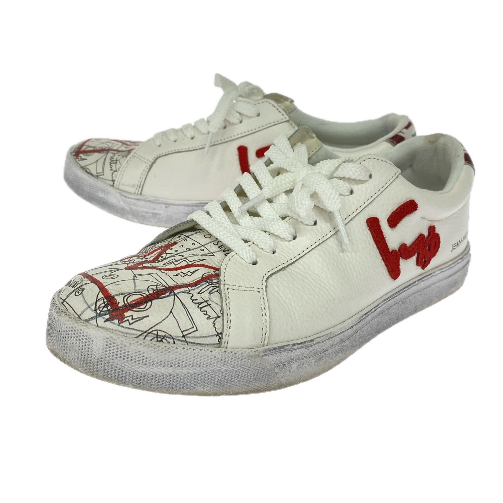 スニーカー ×Jean-Michel Basquiat スニーカー (26.0) 26cm (US8 UK7 1/2 EU42) ホワイト