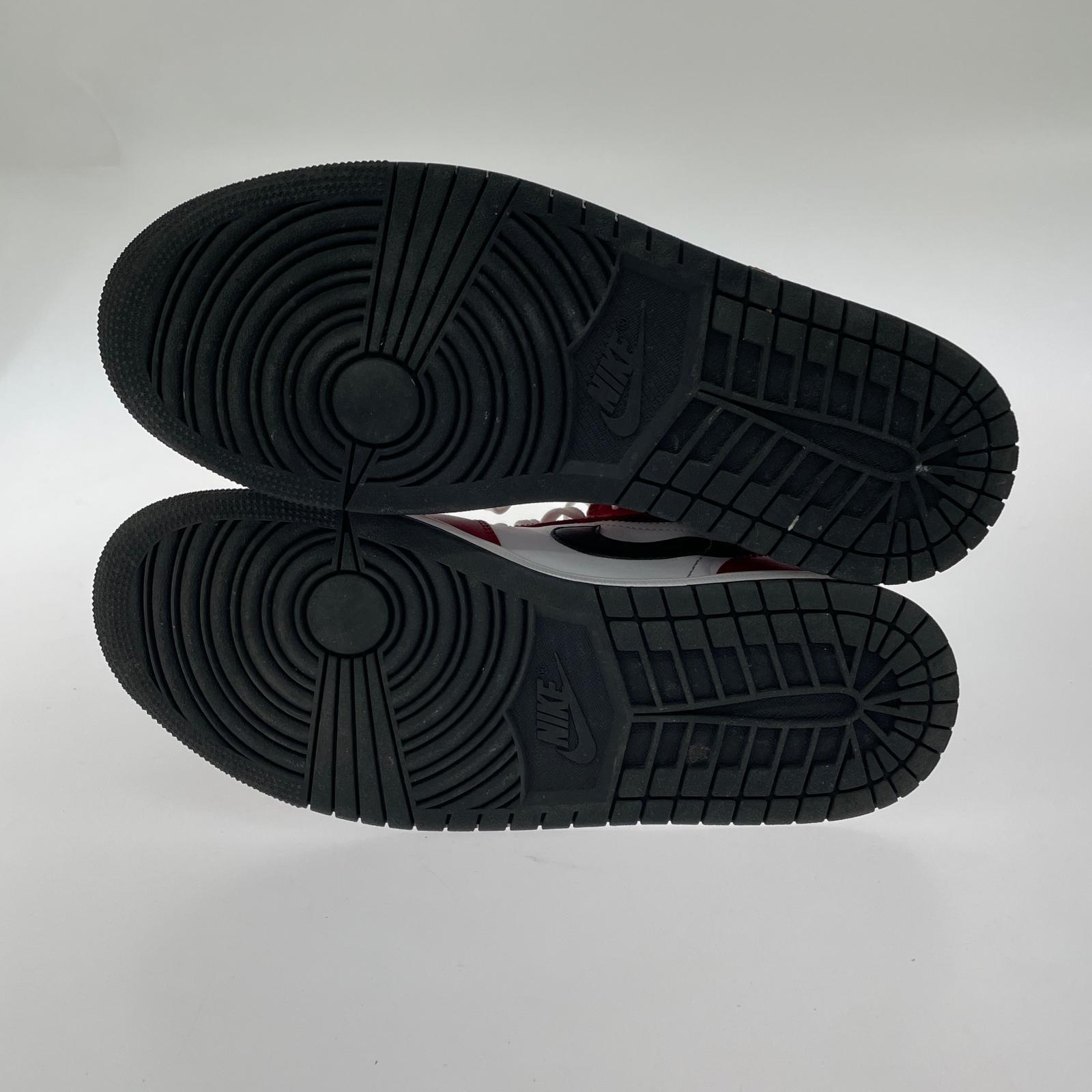スニーカー AIR JORDAN MID Chicago Black Toe 554724-069 27cm 試着程度 27cm (US9 UK8 1/2 EU44)