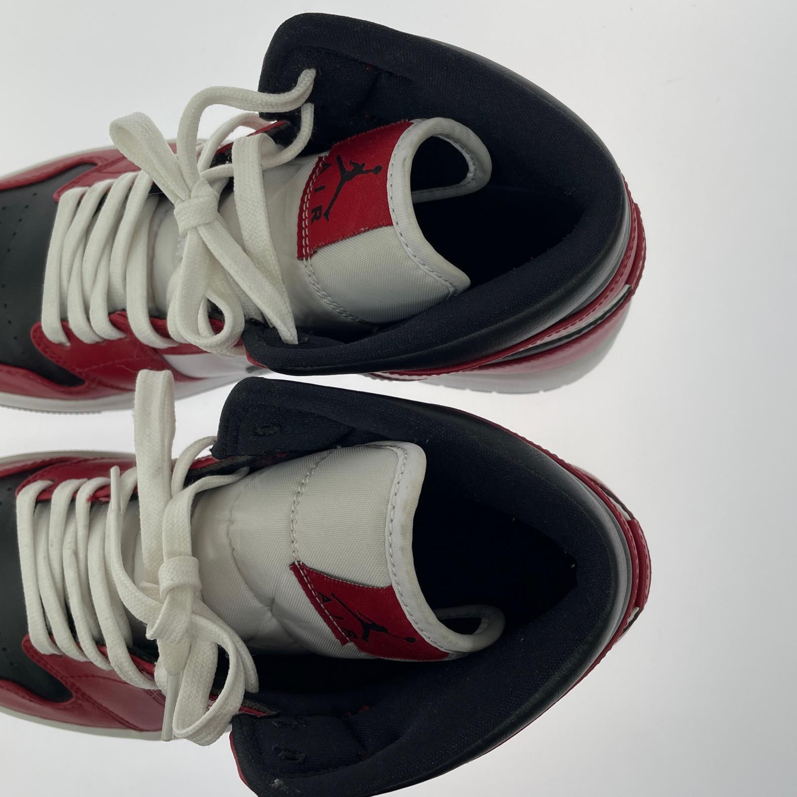 スニーカー AIR JORDAN MID Chicago Black Toe 554724-069 27cm 試着程度 27cm (US9 UK8 1/2 EU44)
