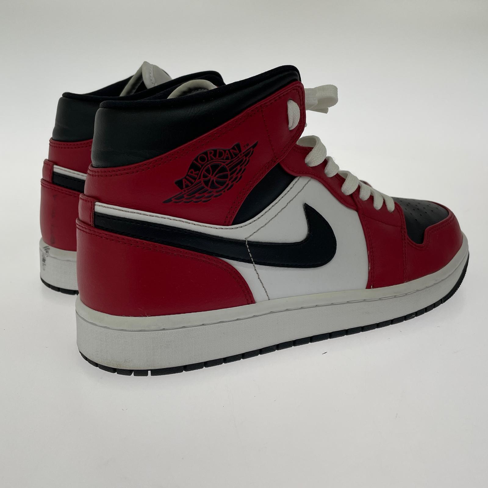 スニーカー AIR JORDAN MID Chicago Black Toe 554724-069 27cm 試着程度 27cm (US9 UK8 1/2 EU44)