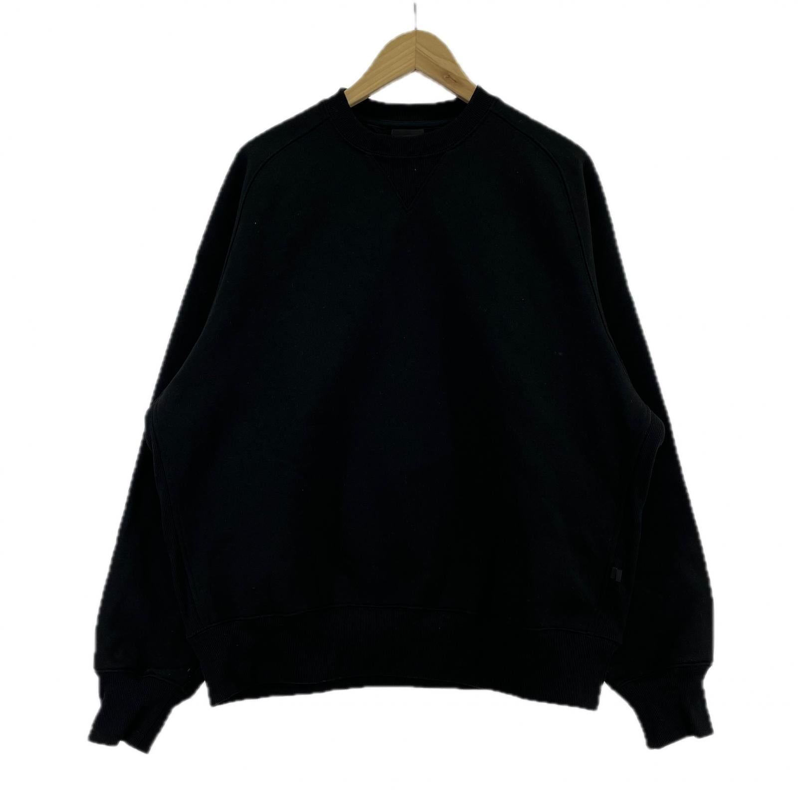 スウェット TECH SWEAT CREW FREEDOM SLEEVE (S) S ブラック